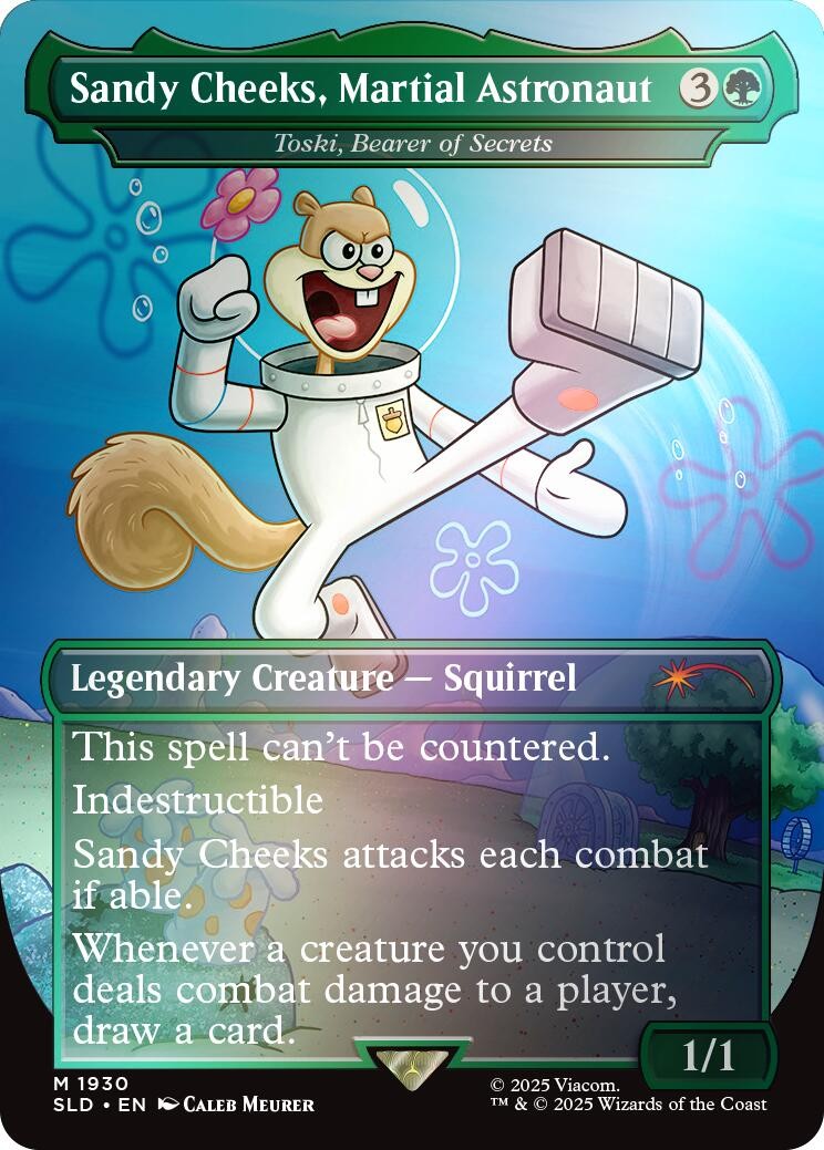 Sandy Cheeks, Martial Astronaut - Toski, Bearer of Secrets (Rainbow Foil) [Secr Sandy Cheeks, Martial Astronaut - Toski, Bearer of Secrets (Rainbow Foil) [Secr