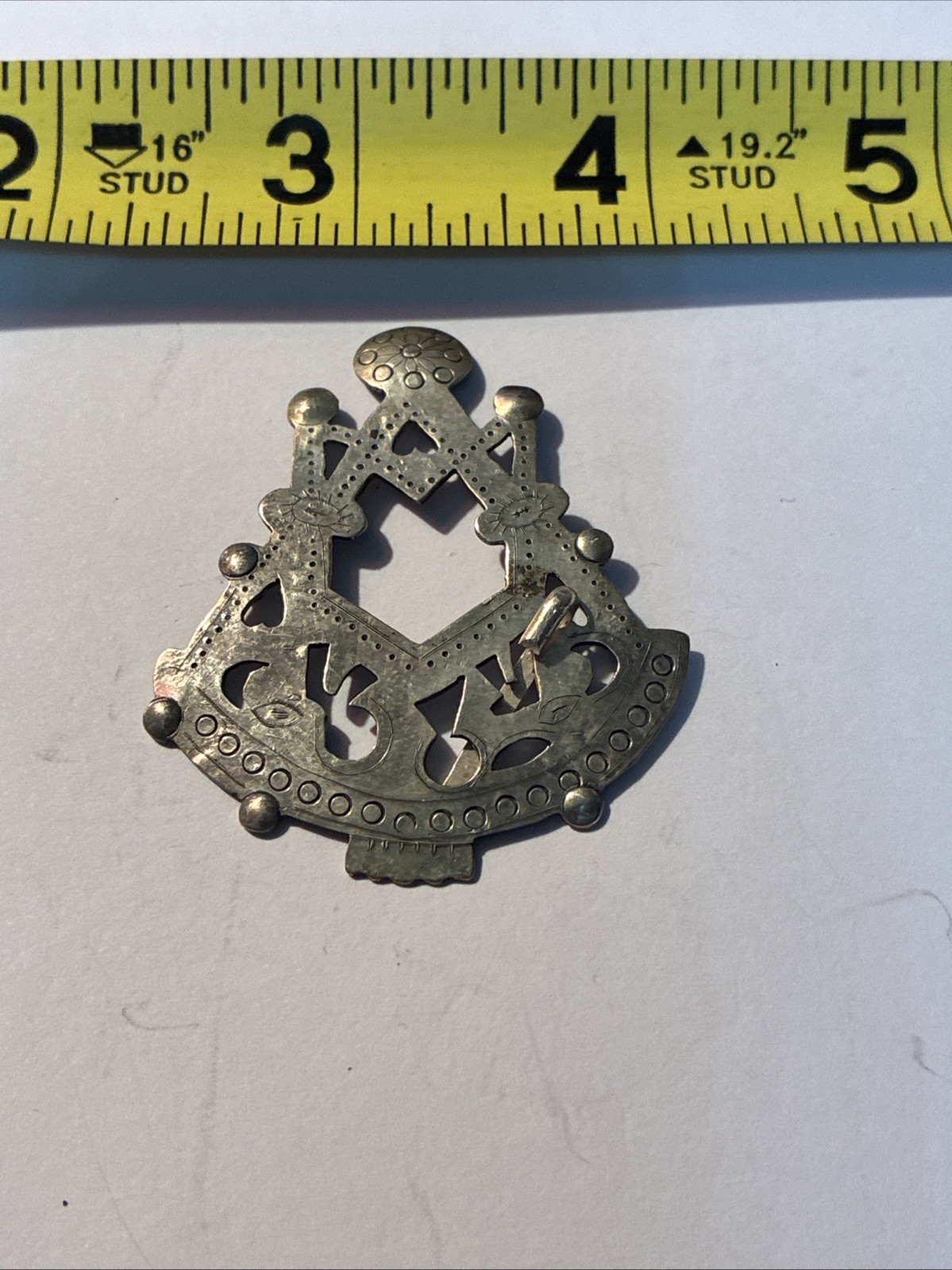 Hudson Bay ? Brooch Trade Silver HB