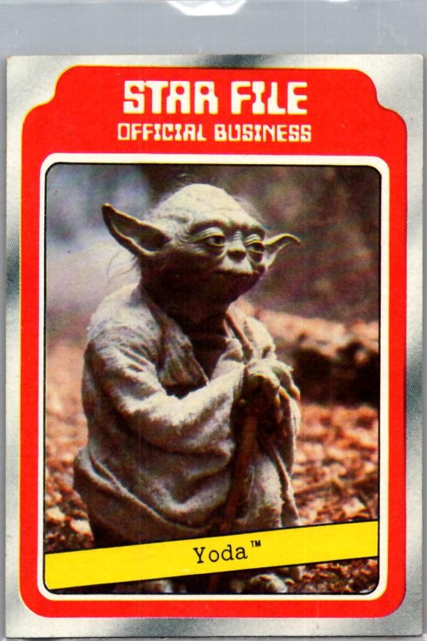 1980 Topps Star Wars: The Empire Strikes Back #9 Yoda CREASE