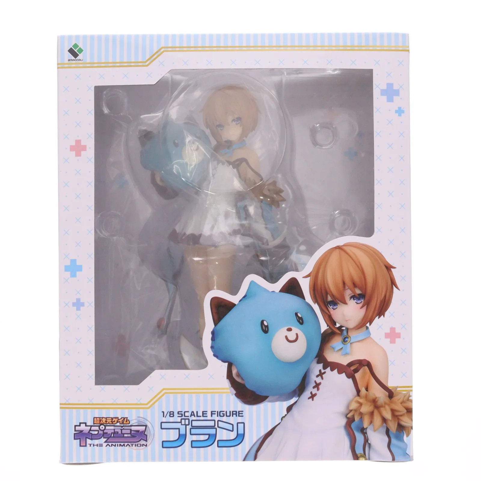 BROCCOLI Hyperdimension Neptunia BLANC Waking Up Ver. 1/8 Complete Figure Japan