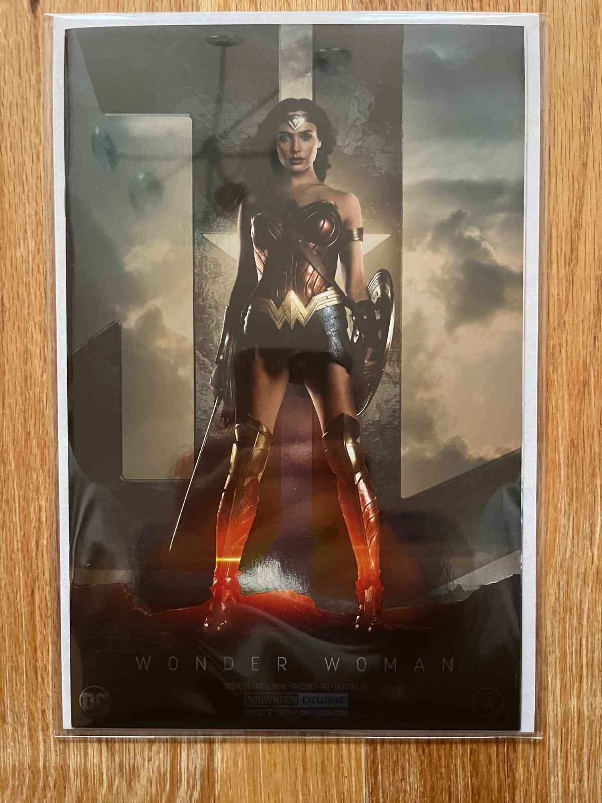 DC Comics Wonder Woman #31 Gal Gadot 2017 Convention Edition Photo Foil Variant