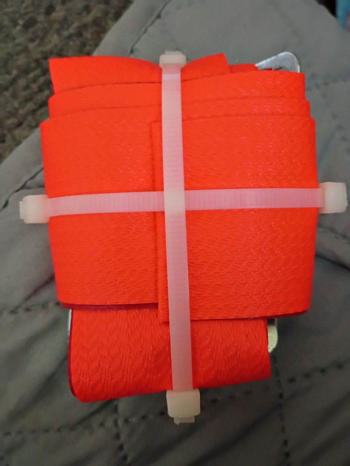 Vintage 1980\'s Orange School Safety Patrol (Crossing Guard) Sash Belt & Handbook