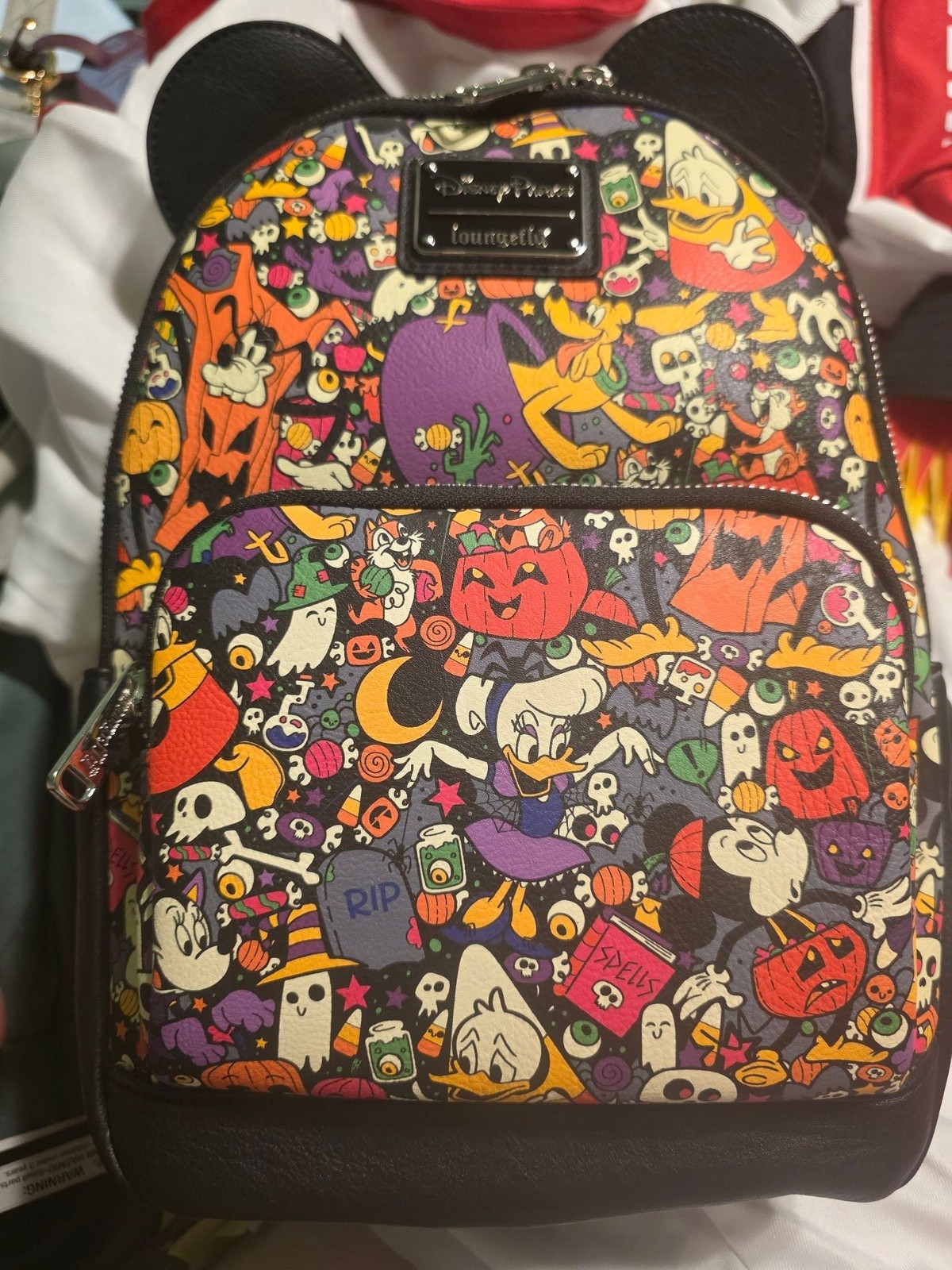 Loungefly Disney Parks Halloween Mickey And Friends Mini Backpack NWT