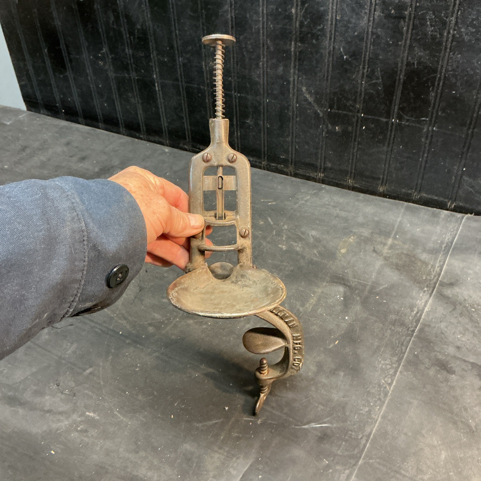 Antique Rollman Mfg Co Single Cherry Pitter 