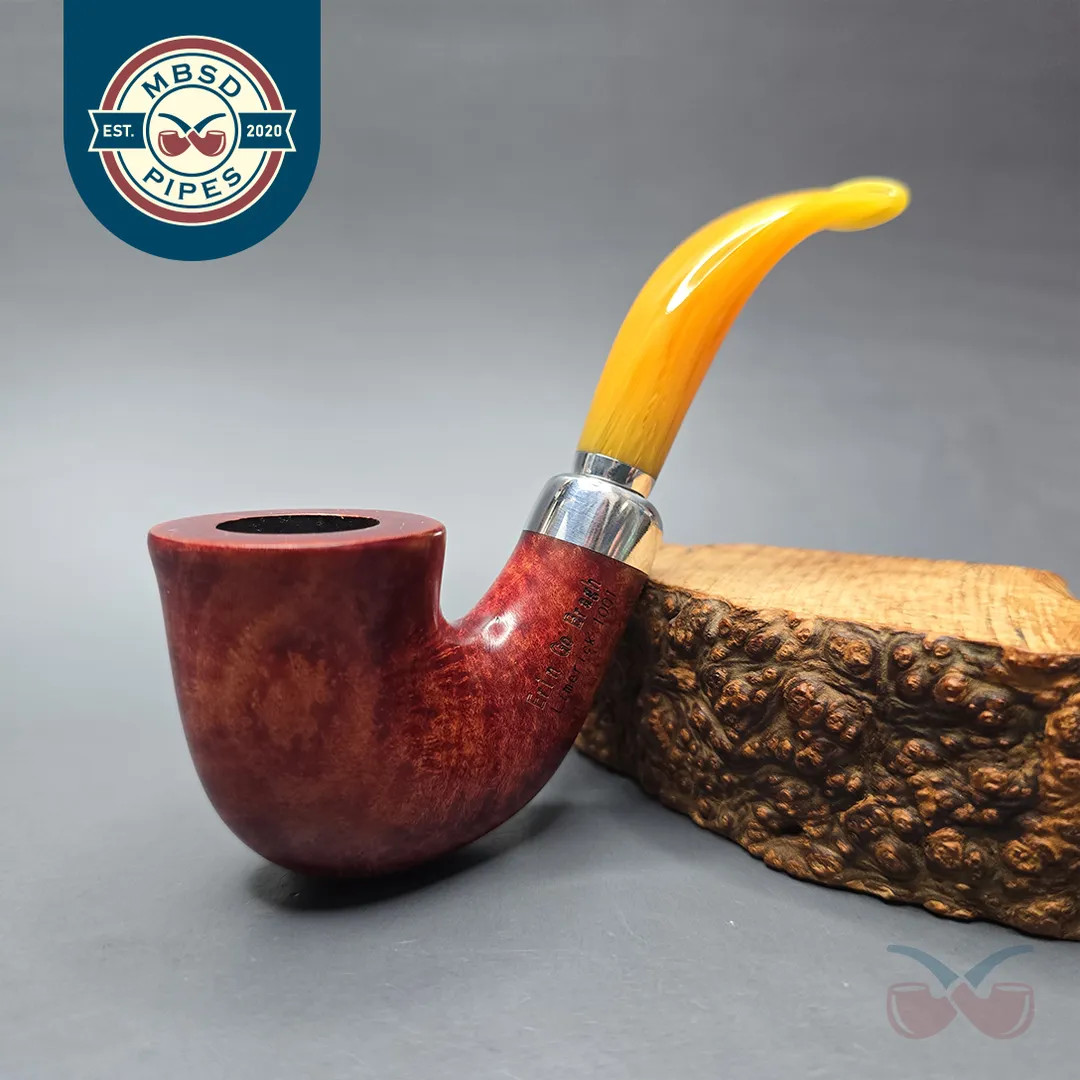 Erin Go Bragh Limerick 1001 Smooth Calabash Estate Briar Pipe, Unsmoked