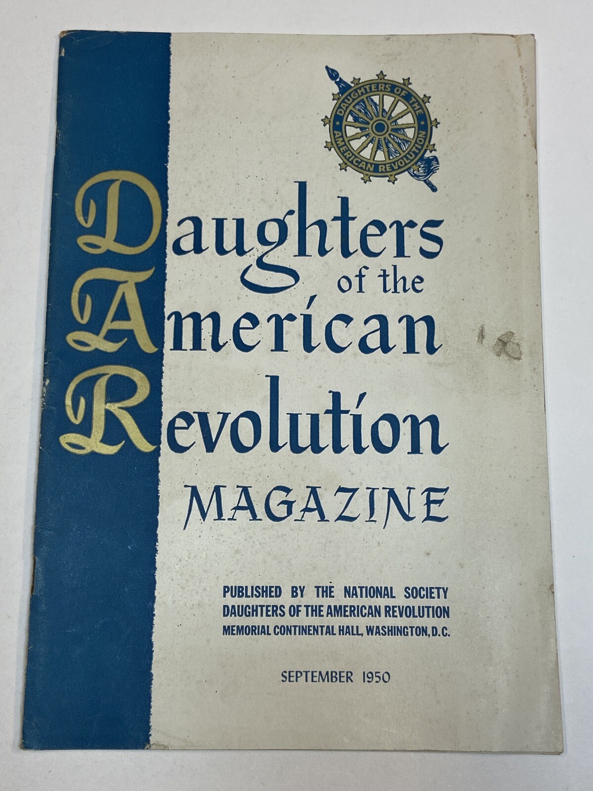 DAR Daughters of the American Revolution Magazine9 1950 Yankton Dakota Territory