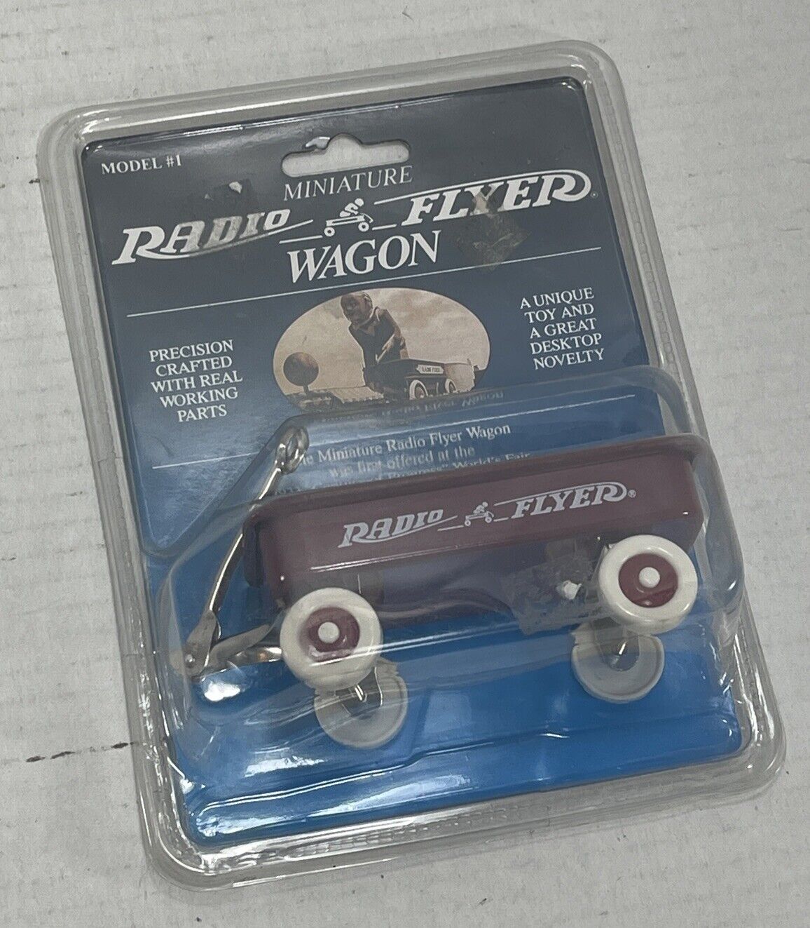 1990 Miniature Mini Radio Flyer Wagon Model #1 Sealed in Packaging BRAND NEW