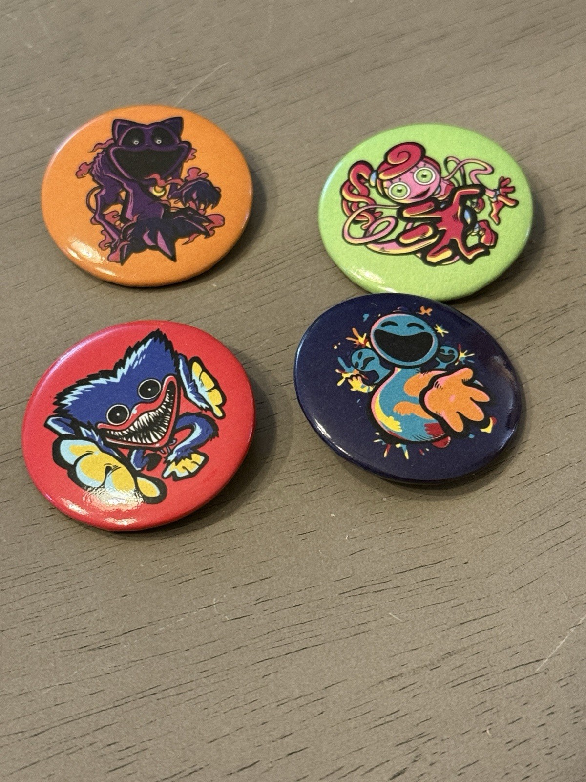 RARE and Limited Edition Official Poppy Playtime buttons