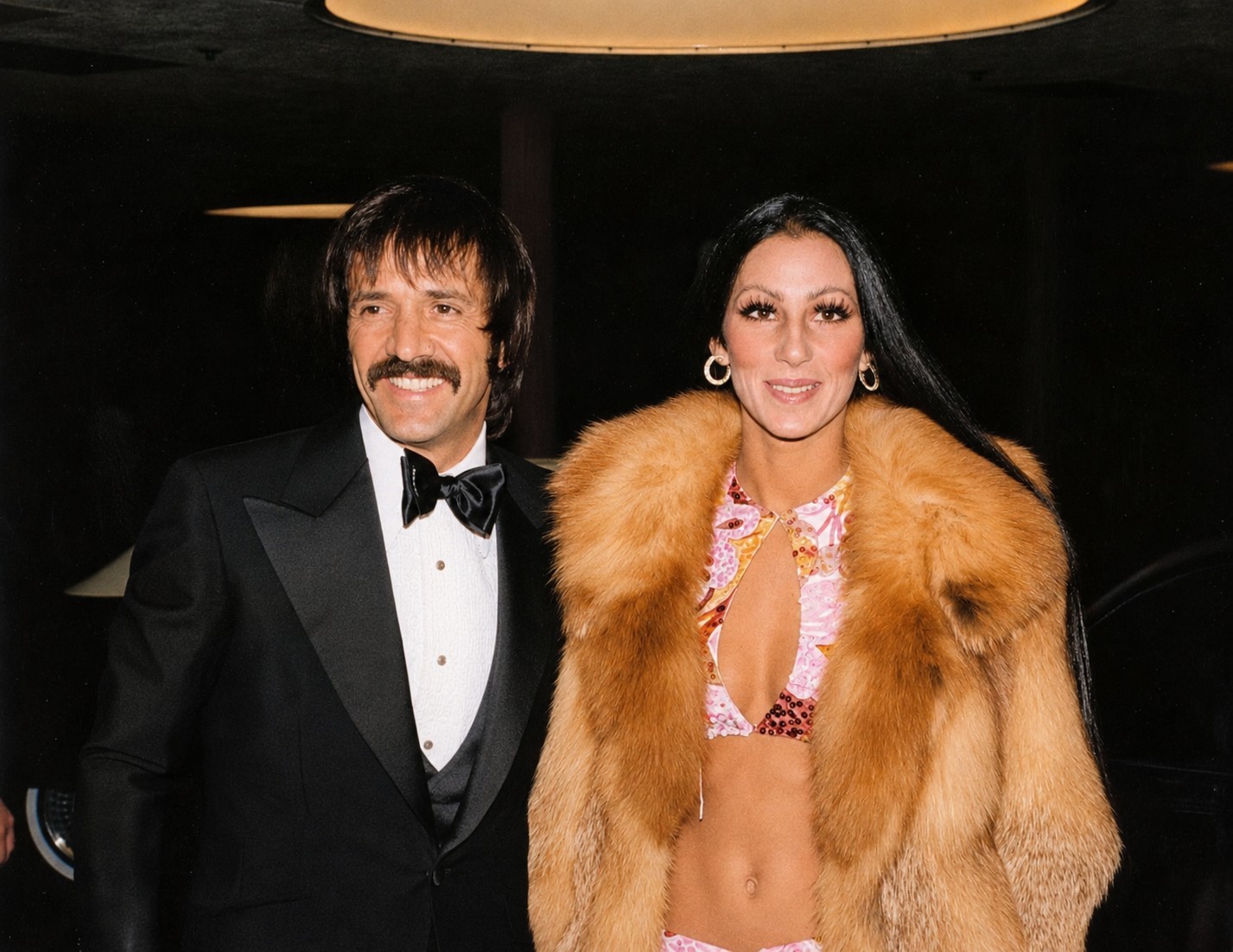 The Sony Bono And Cher In Fur Show 70s Mod Fashion 8.5x11 giclee photo 