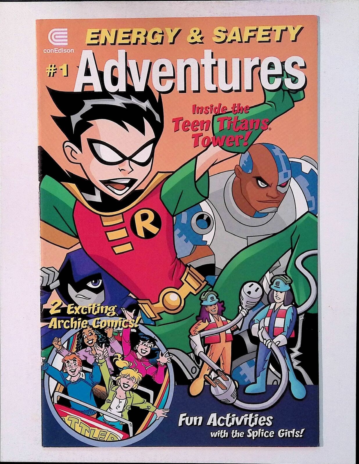 Energy And Safety Adventures #1 VF ConEdison DC Comic Book Cover A