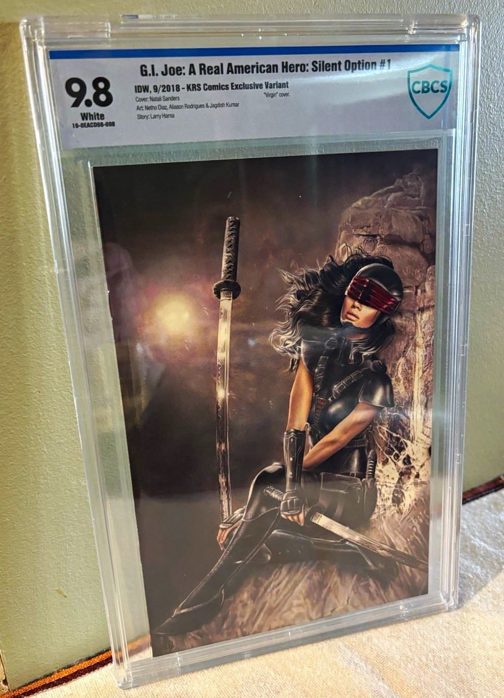G.I. Joe: A Real American Hero: Silent Option #1 CBCS 9.8 Virgin Variant