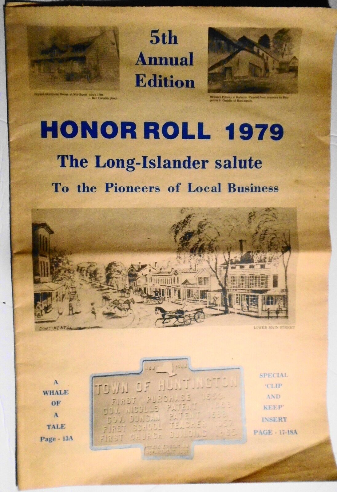 The Long-Islander Salute To the Pioneers Of Local Business : Honor Roll 1979