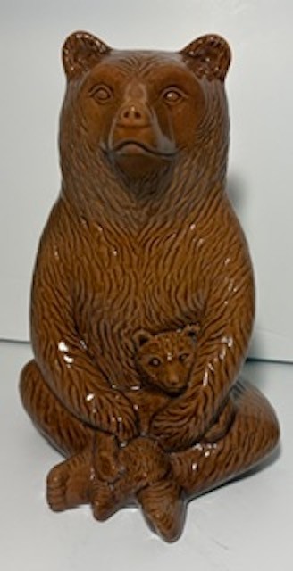 Frankoma Pottery Bear Family Limited Edition #433/2000