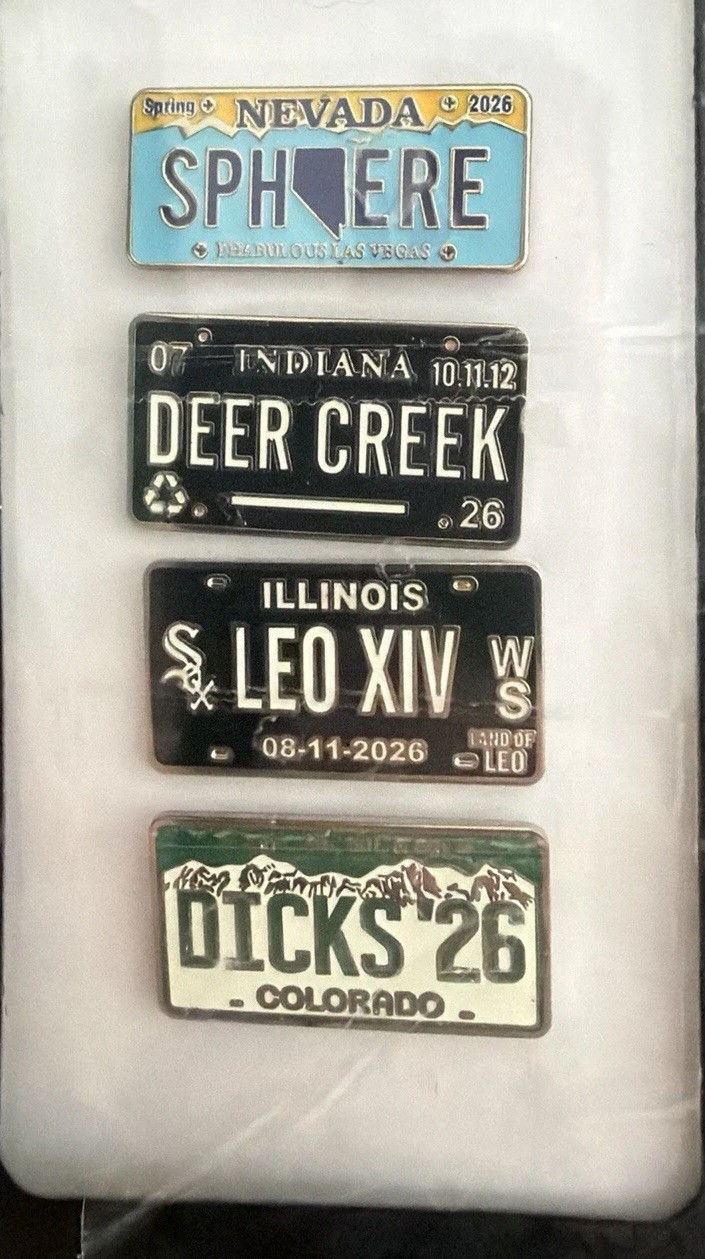 The Other Guys Pins Deer CreeK Sphere Dicks  White Sox Pope Leo XIV PHISH RUOFFF