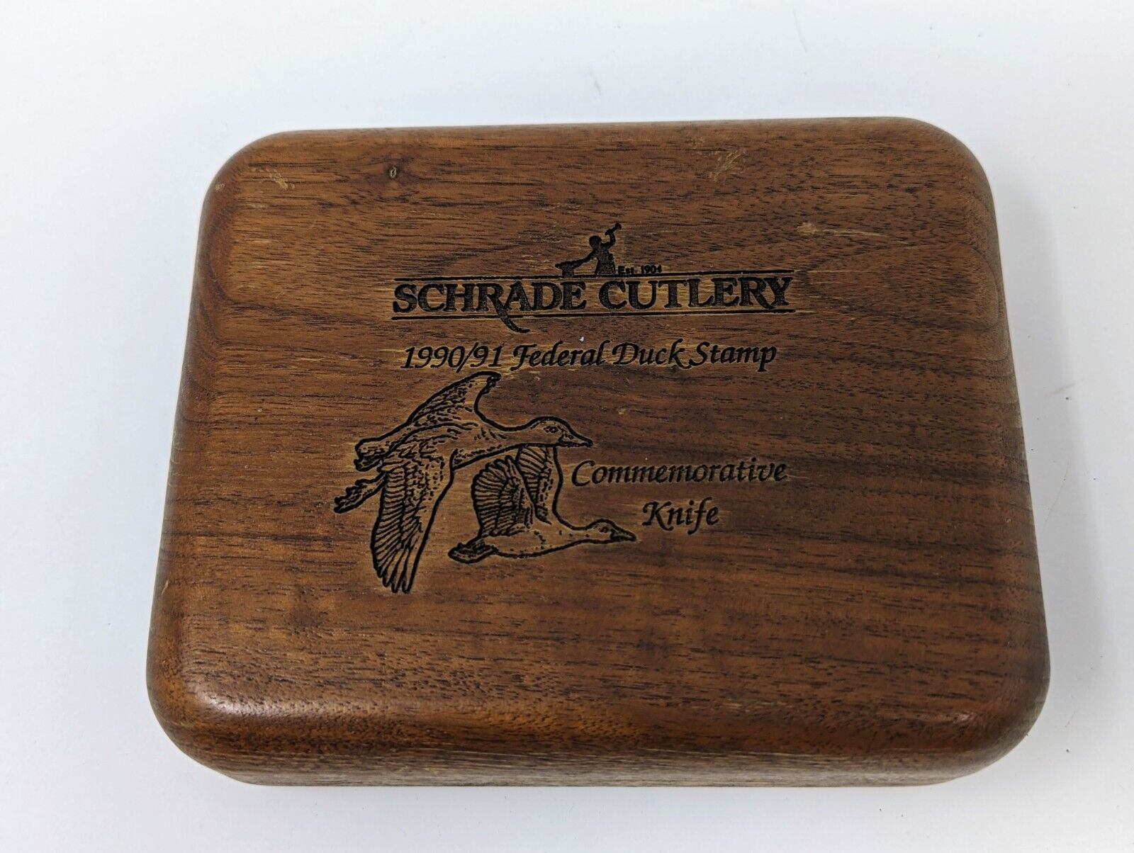 LIMITED EDITION SCHRADE 1990/91 Federal Duck Stamp Commemorative NO KNIFE