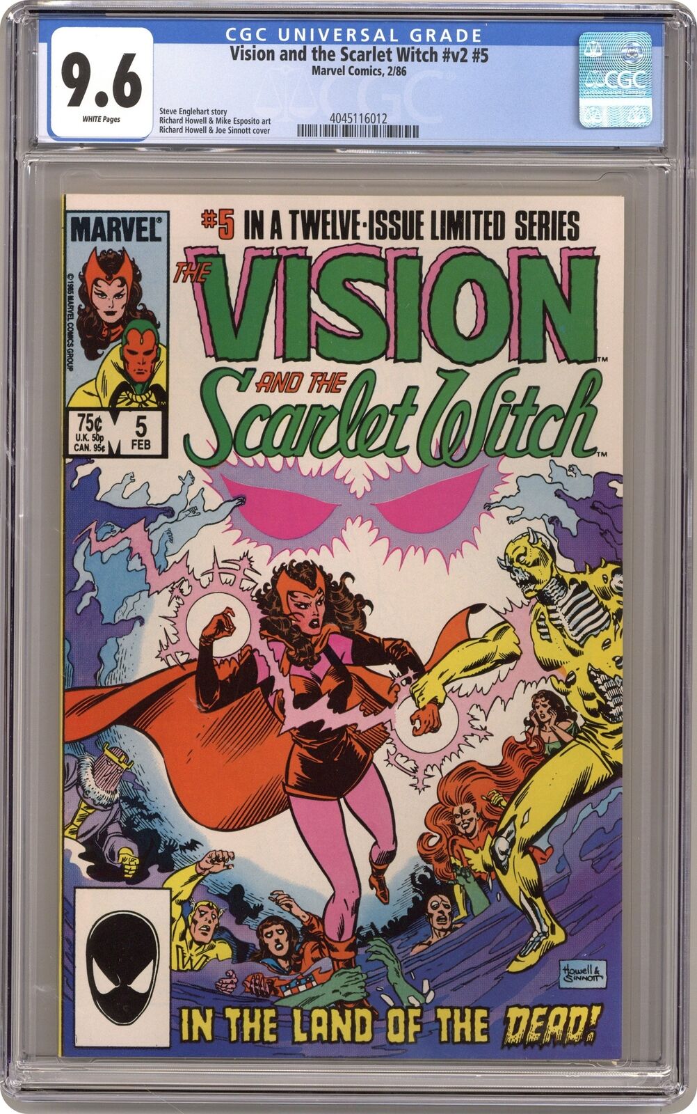 Vision and the Scarlet Witch #5 CGC 9.6 1986 4045116012