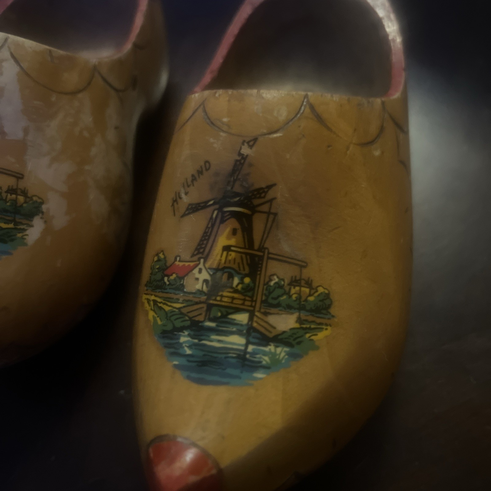 vintage dutch wooden shoes