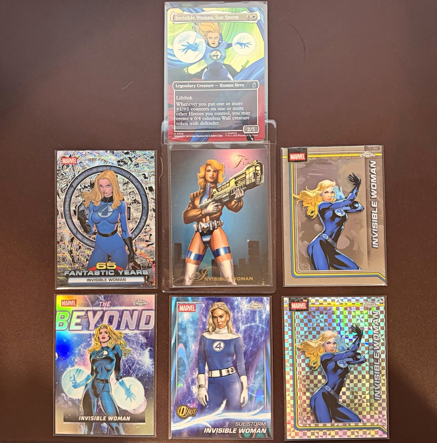 Invisible Woman Sue Storm 9 Card Lot Marvel Topps Chrome MTG Flair Fantastic 4