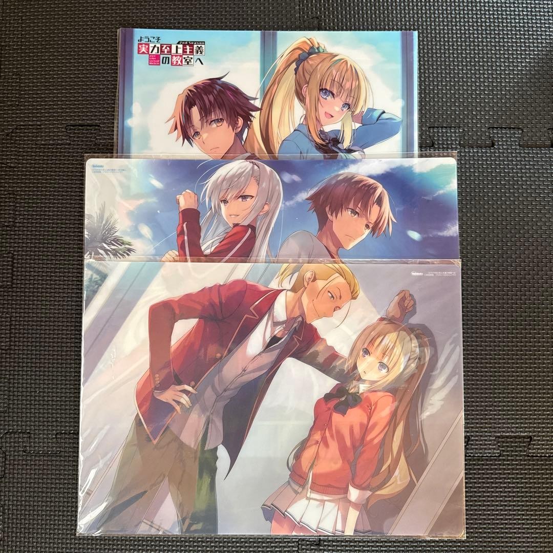 Classroom of the Elite Clear Poster Desk Mat
