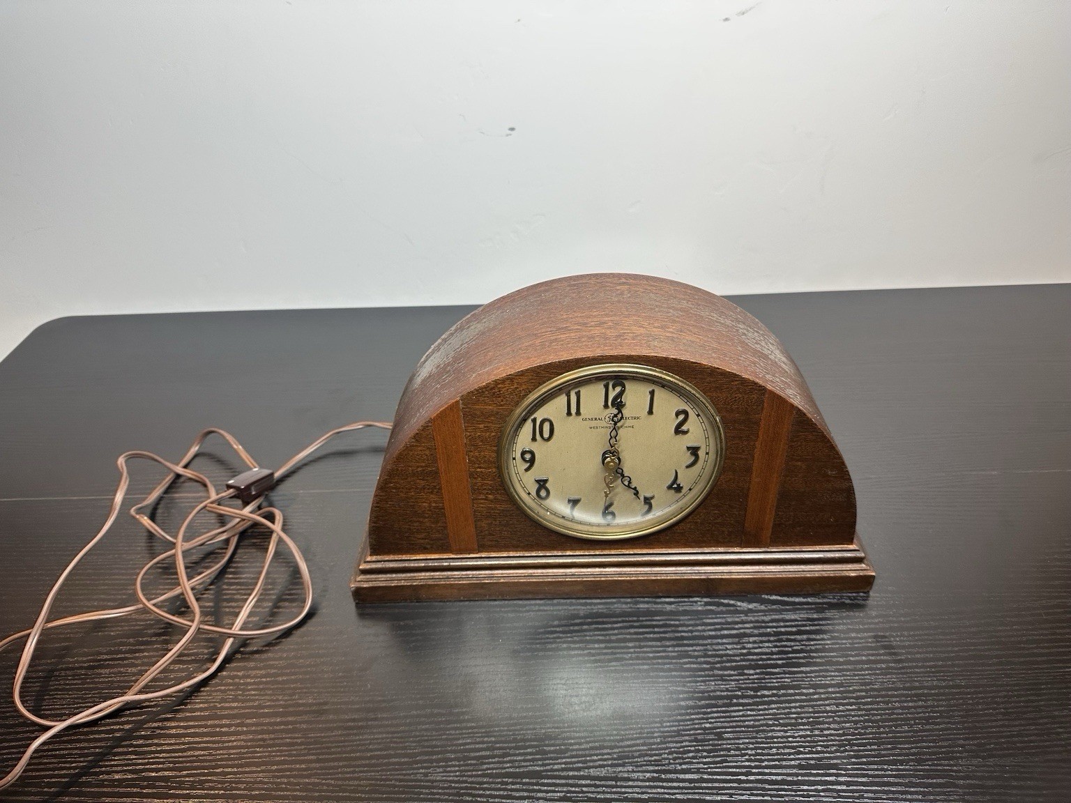 GE Model 350 Westminster Chime Mantel Clock Telechron Serviced Runs Quiet c1938