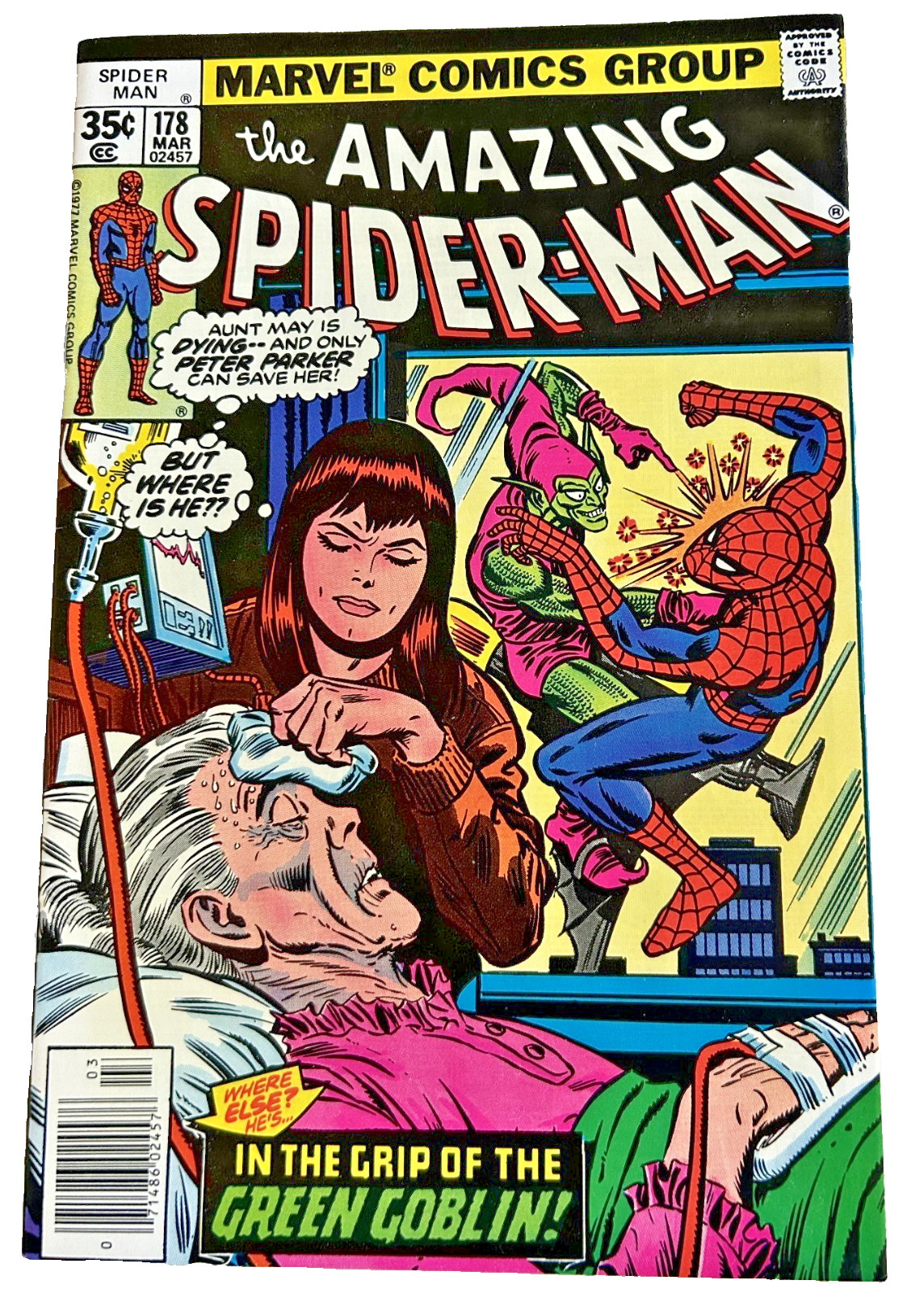 AMAZING SPIDER-MAN #178  GREEN GOBLIN ISSUE - 1978 -  in a MYLAR - CGC WORTHY