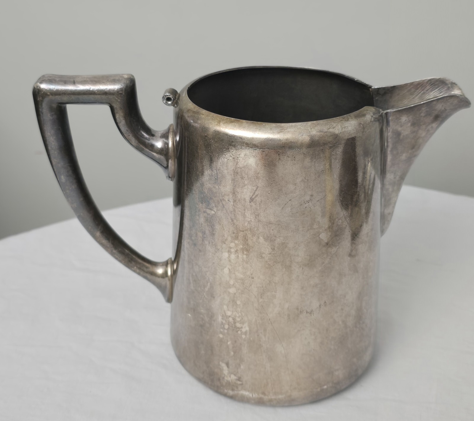 Vtg Ritz Carlton Exclusive Gebruder Hepp Silver Plate 2L Water Pitcher G69 18-8 