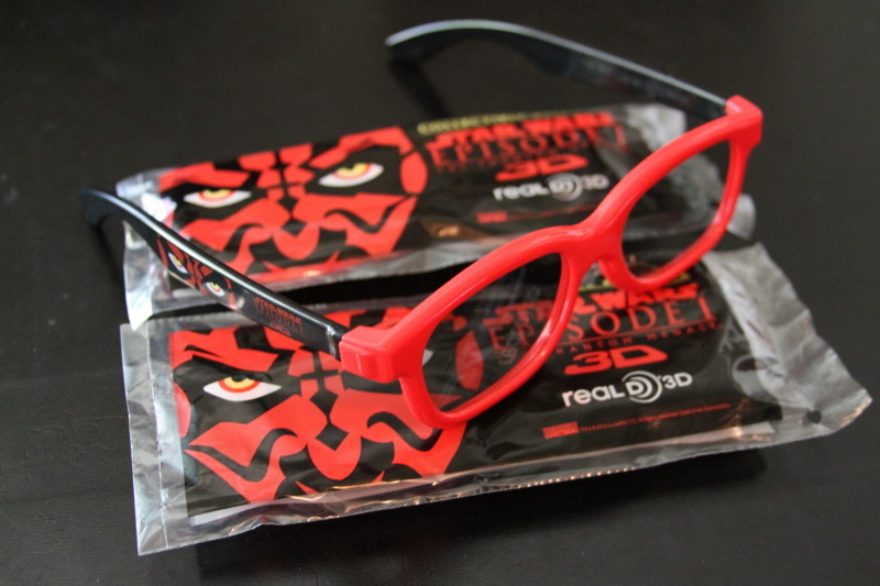NEW REAL-D GENUINE STAR WARS EPISODE I THE PHANTOM MENACE COLLECTORS 3D GLASSES