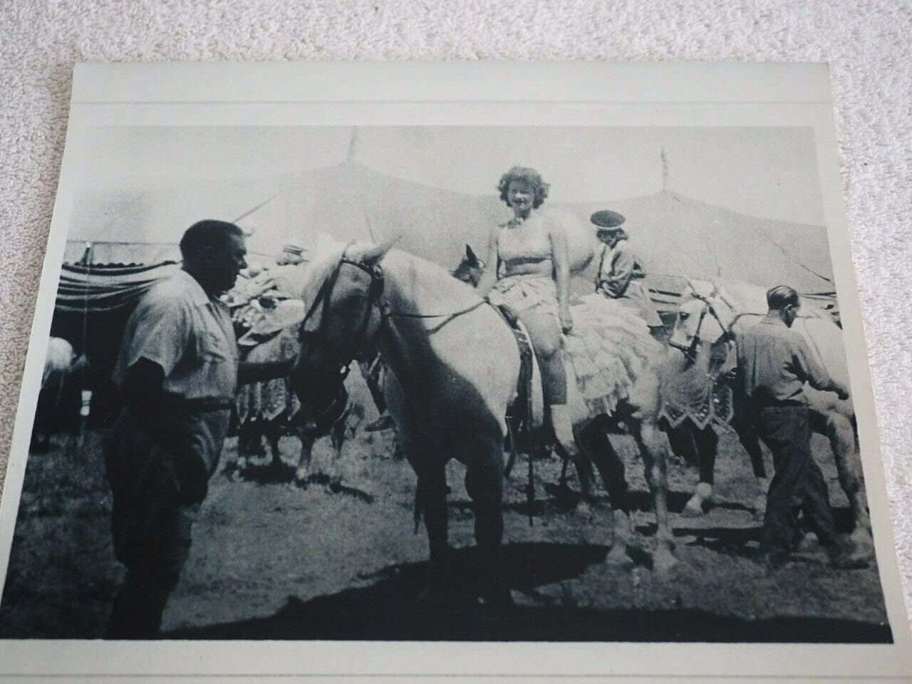 Vintage second generation Photo RIngling Brothers B&B circus B&W  8 X 10