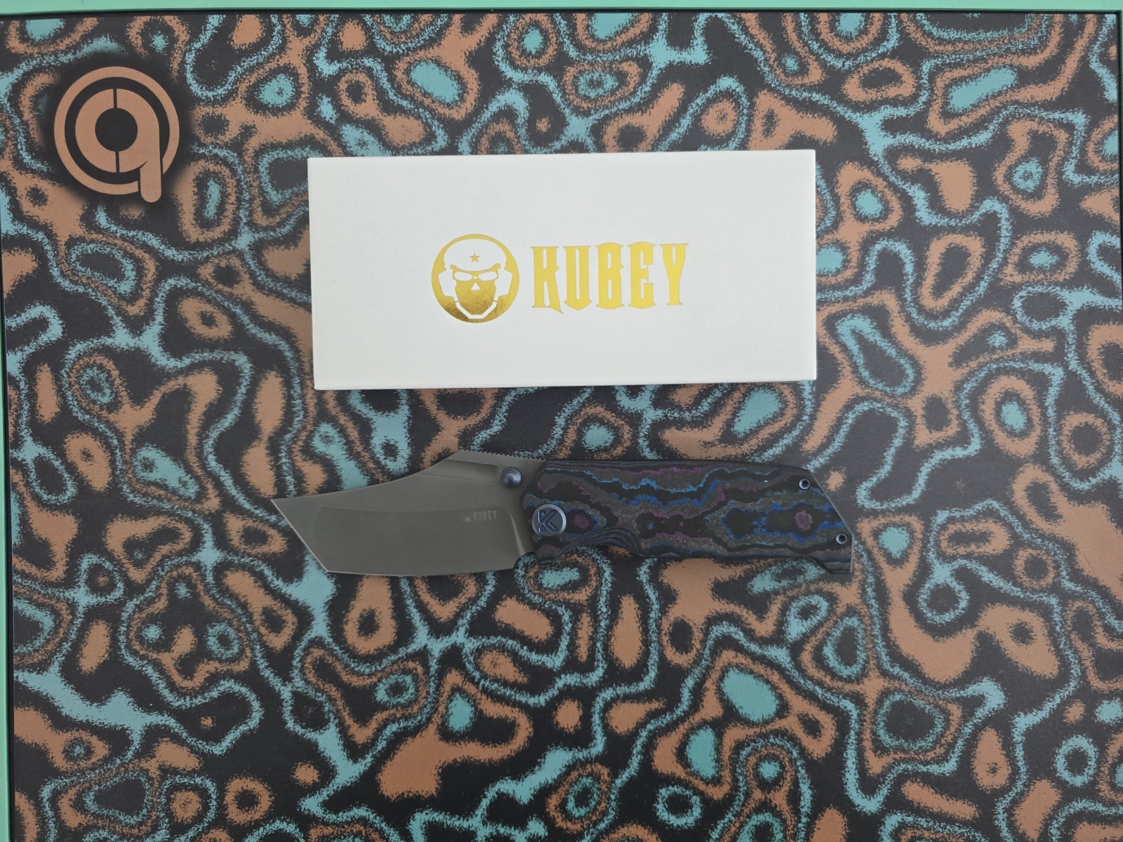Kubey Hamster Suite2A Exclusive Damtanium Stone Washed 14C28N Blade Sold Out 