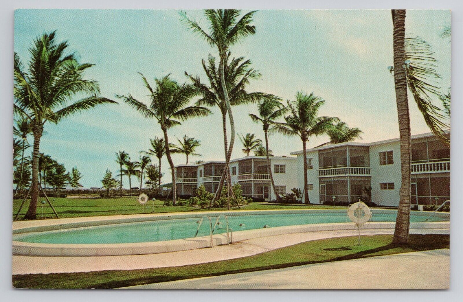 Postcard Jupiter Island Apartments South Jupiter Island Florida 1966