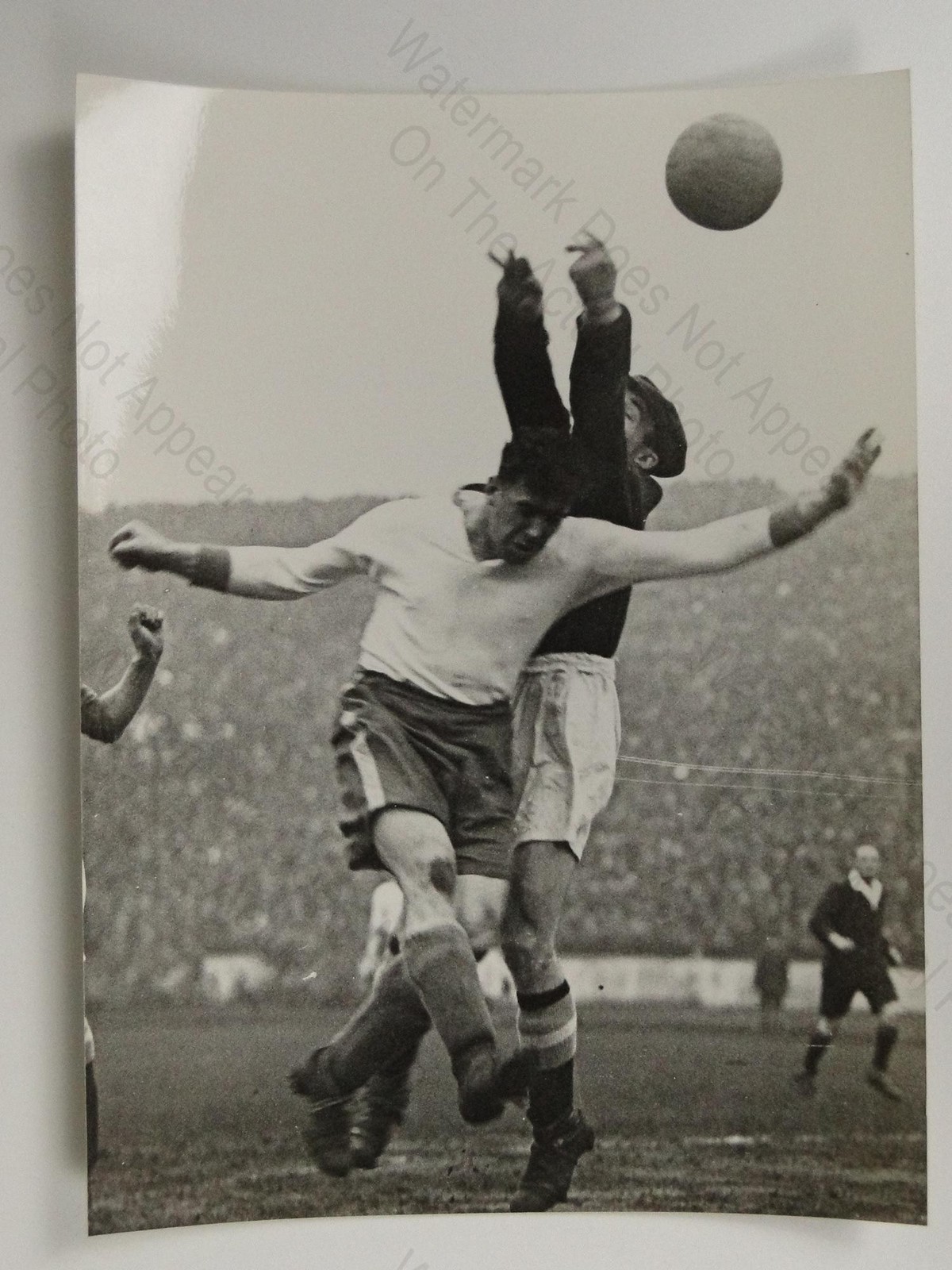 Dixie Dean Everton Football Stamford Bridge 1932 Photo Printed 1980s