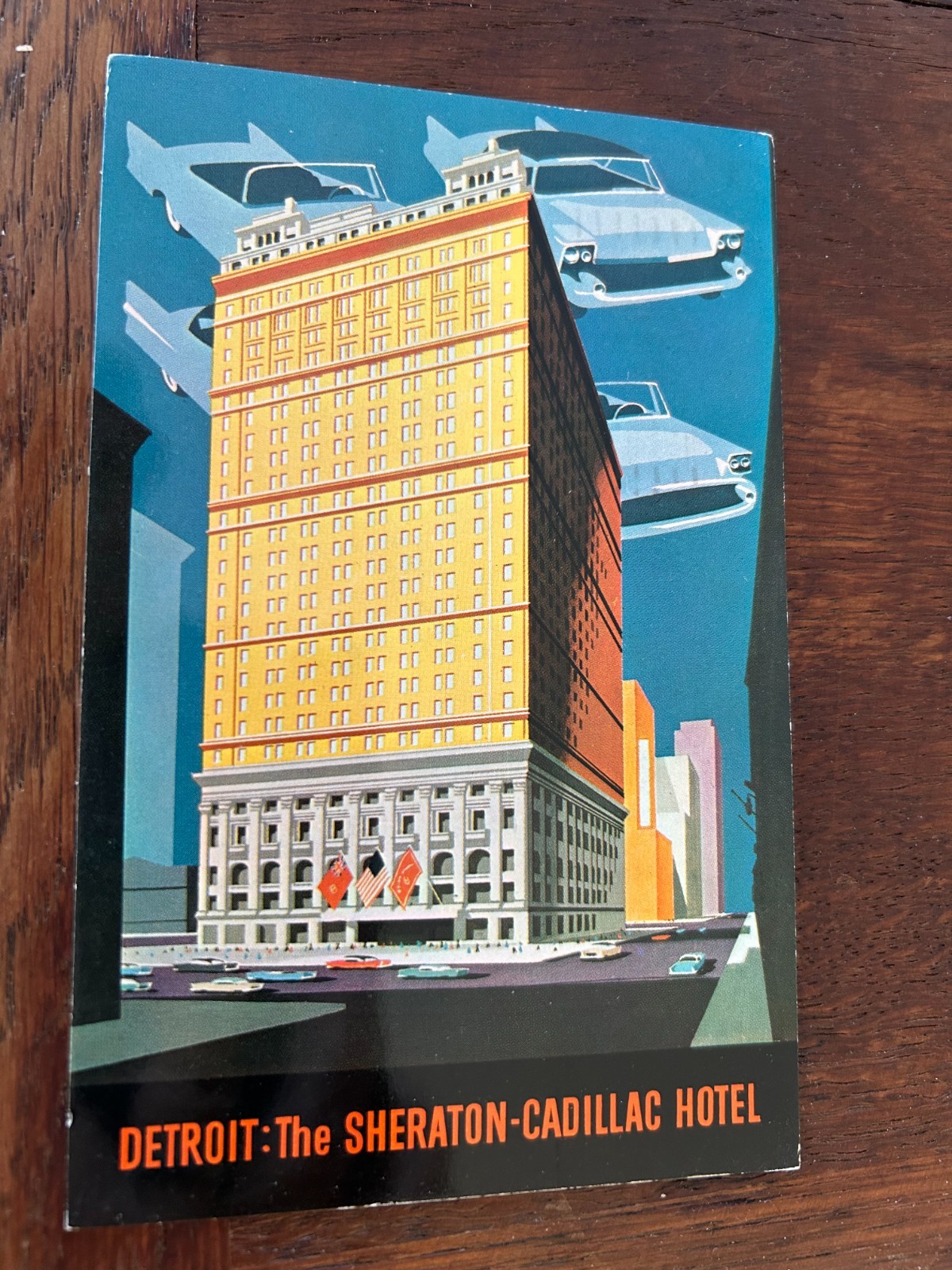 The Sheraton Cadillac Hotel Detroit Michigan Postcard The Sheraton Cadillac Hotel Detroit Michigan Postcard