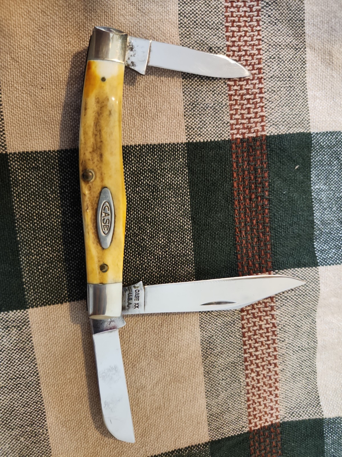 Vintage Case XX USA 5332 Stag Stockman Knife Never Used Vintage Case XX USA 5332 Stag Stockman Knife Never Used