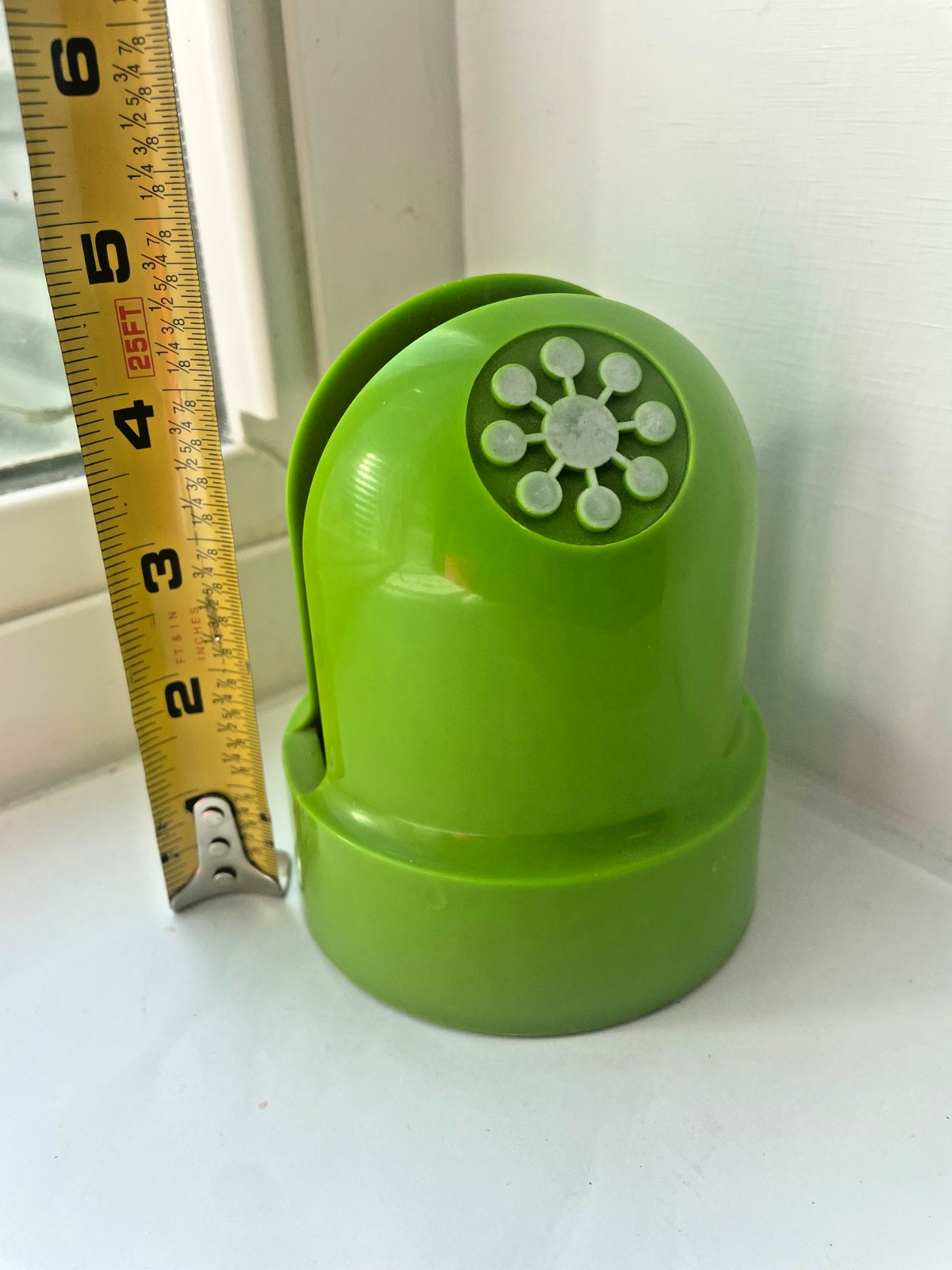 Vintage Suntara Co 1970s InterDesign desktop paperweight Organizer MCM Avocado