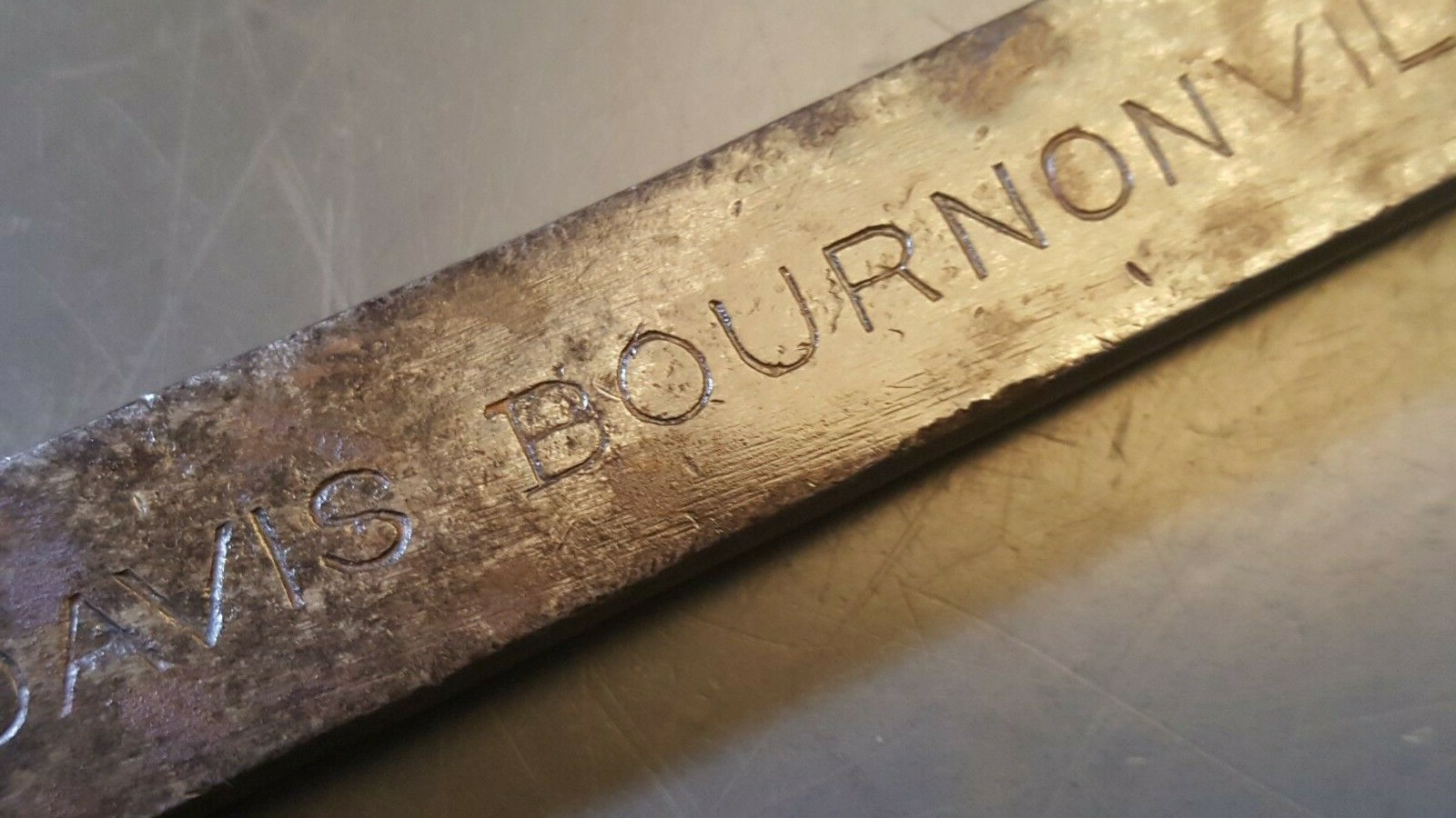 Vtg Davis Bournonville Open-end Wrench No. 261 (modified) 7.75