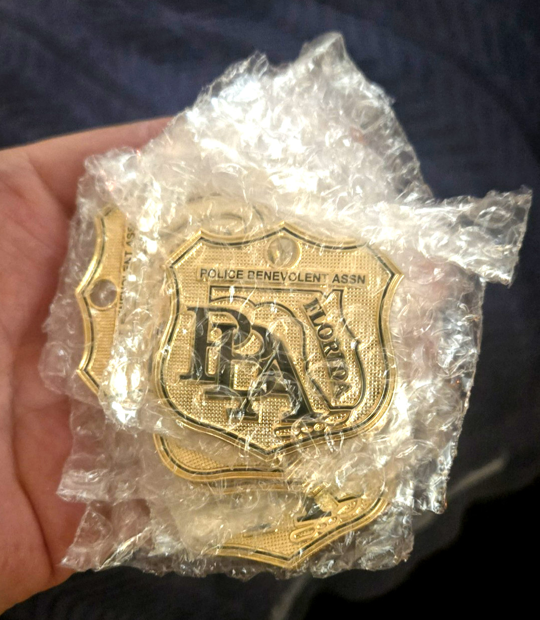 2026 OFFICIAL NEW FLORIDA SUPPORTER SHIELD PBA CAR GOLD LICENSE PLATE