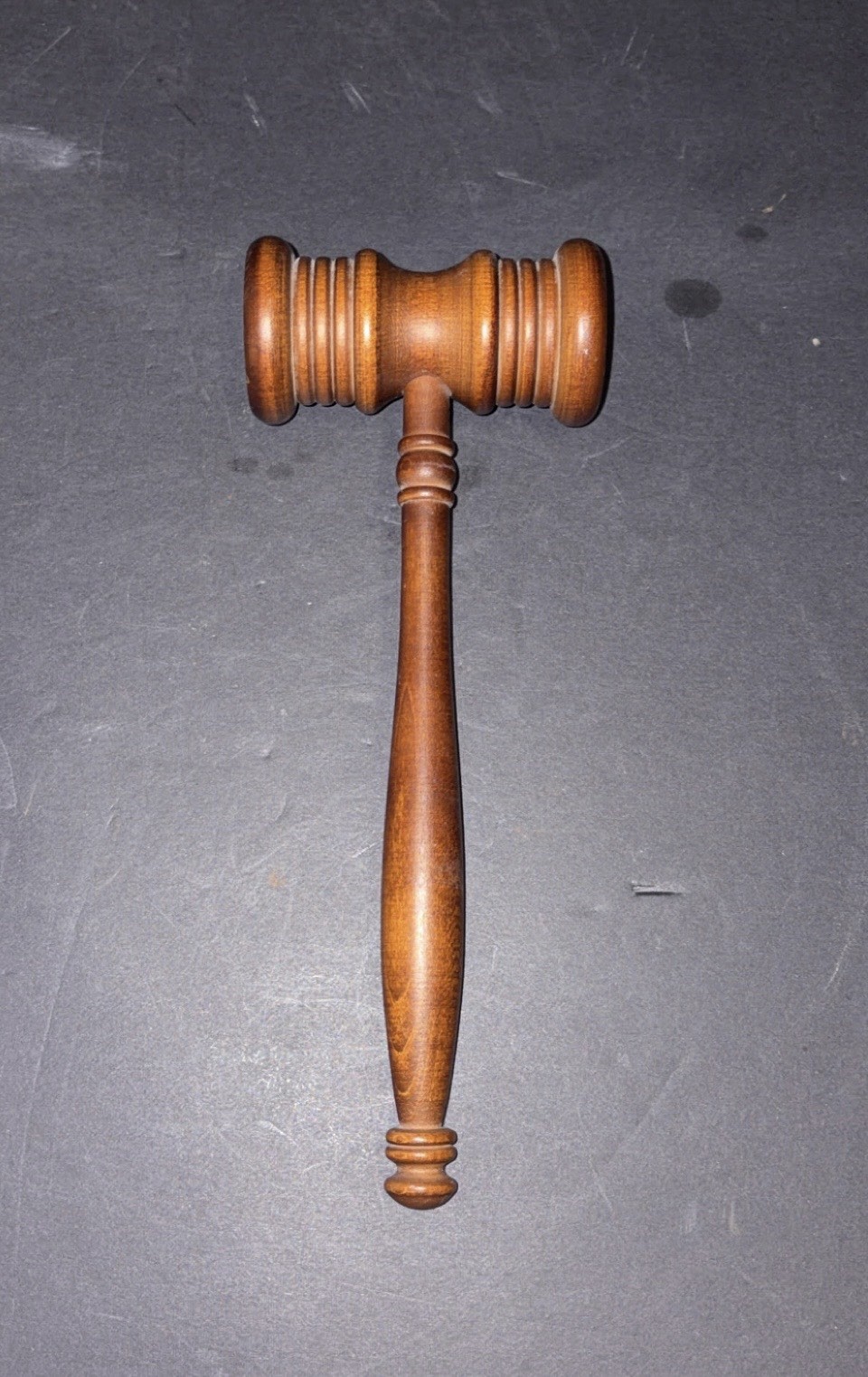Walnut Wood Auctioneers 8.75” Gavel 