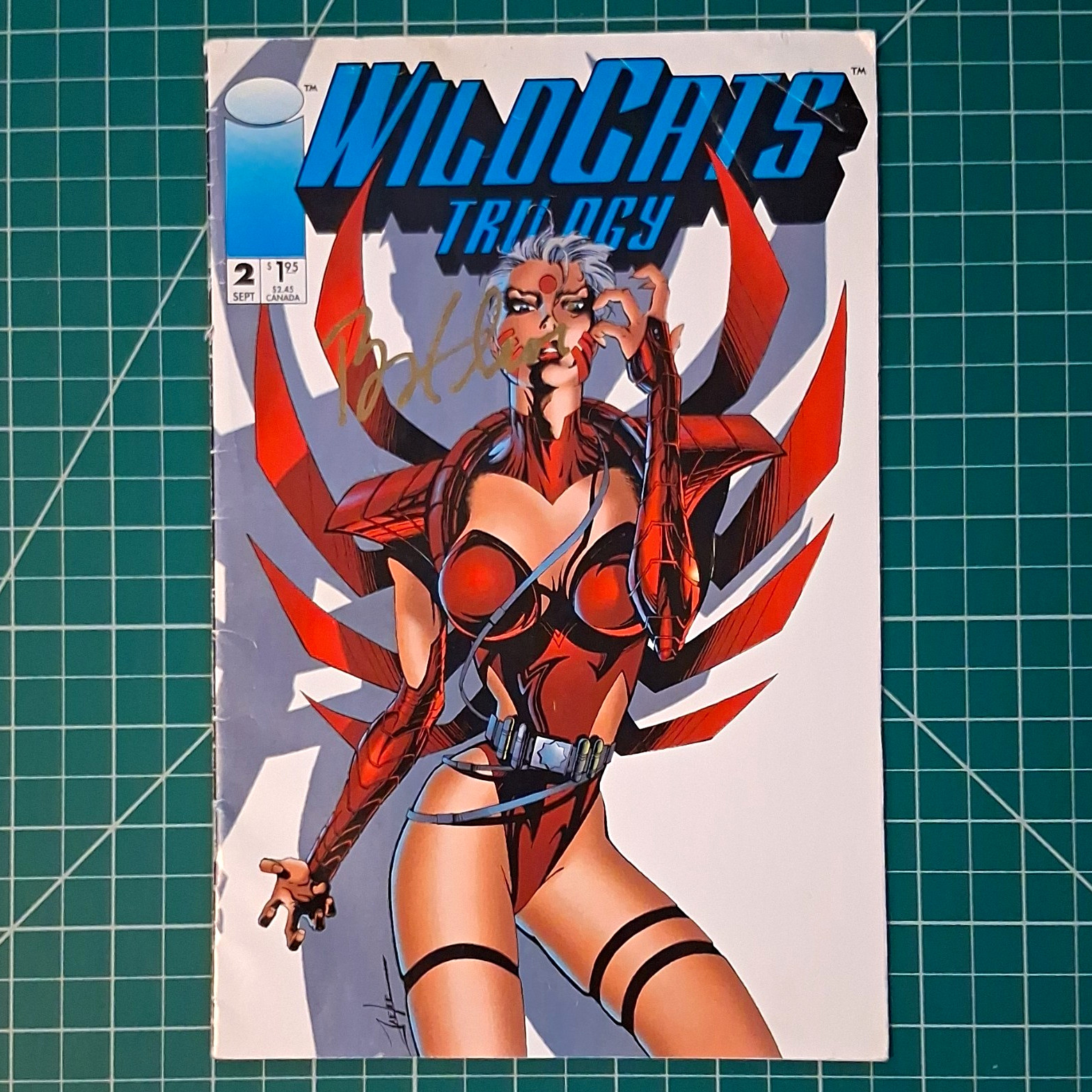 WildC.A.T.s Trilogy #2 Signed by Brandon Choi w/ COA 1993 J. Scott Campbell