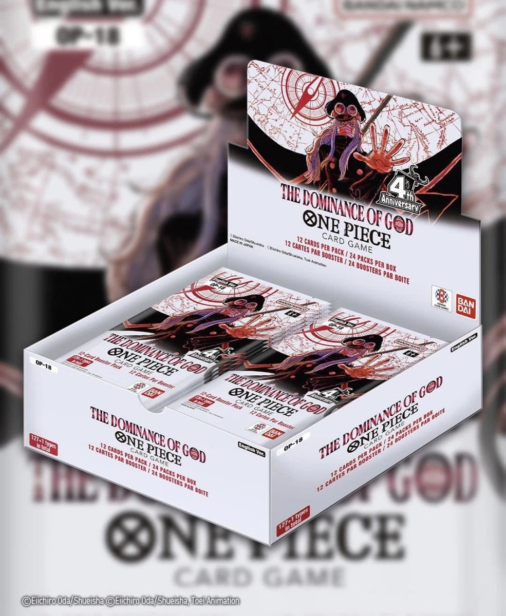 One Piece Card Game Op18 x12 Booster Box Sealed Case Preorder English ENG 