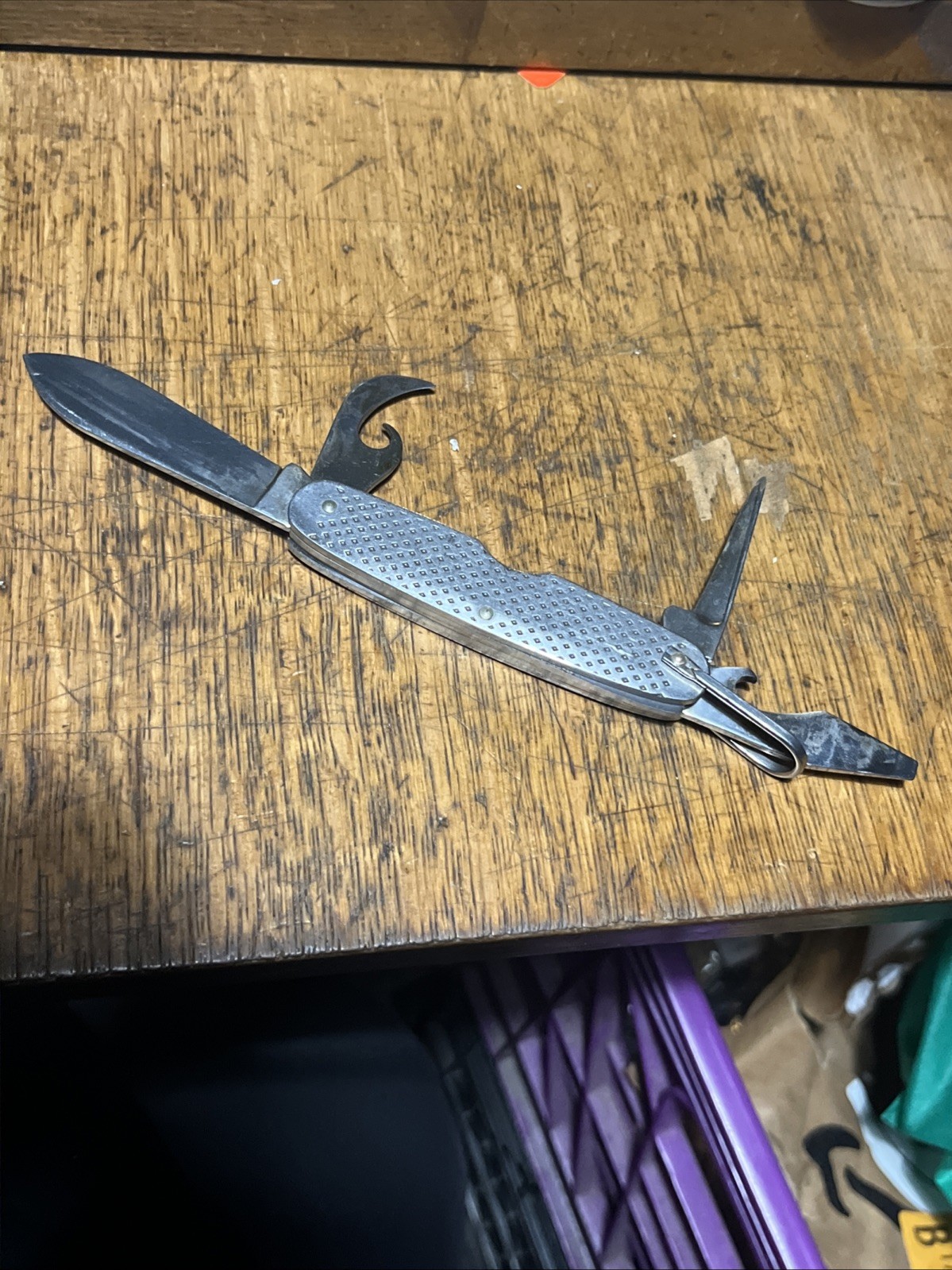 Vintage Camillus 1961 US Issue Utility Pocket Knife