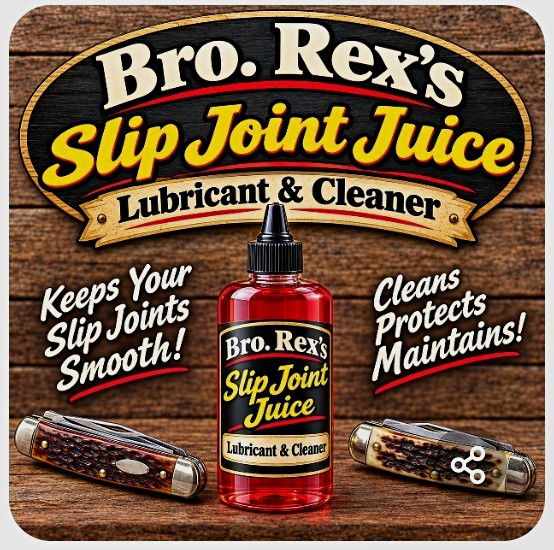 Bro. Rex\'s Slip Joint Juice Knife Lubricant & Cleaner