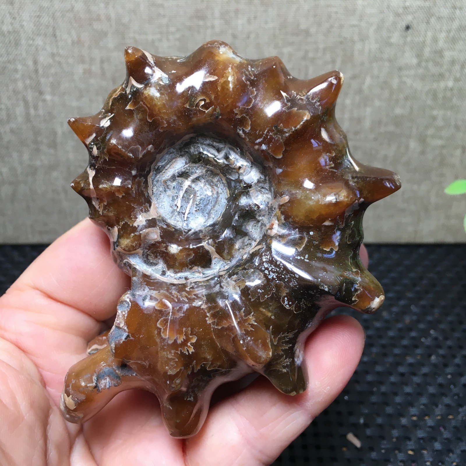 208g Natural  Stone sculptor decoration specimens of Madagascar   fb1837