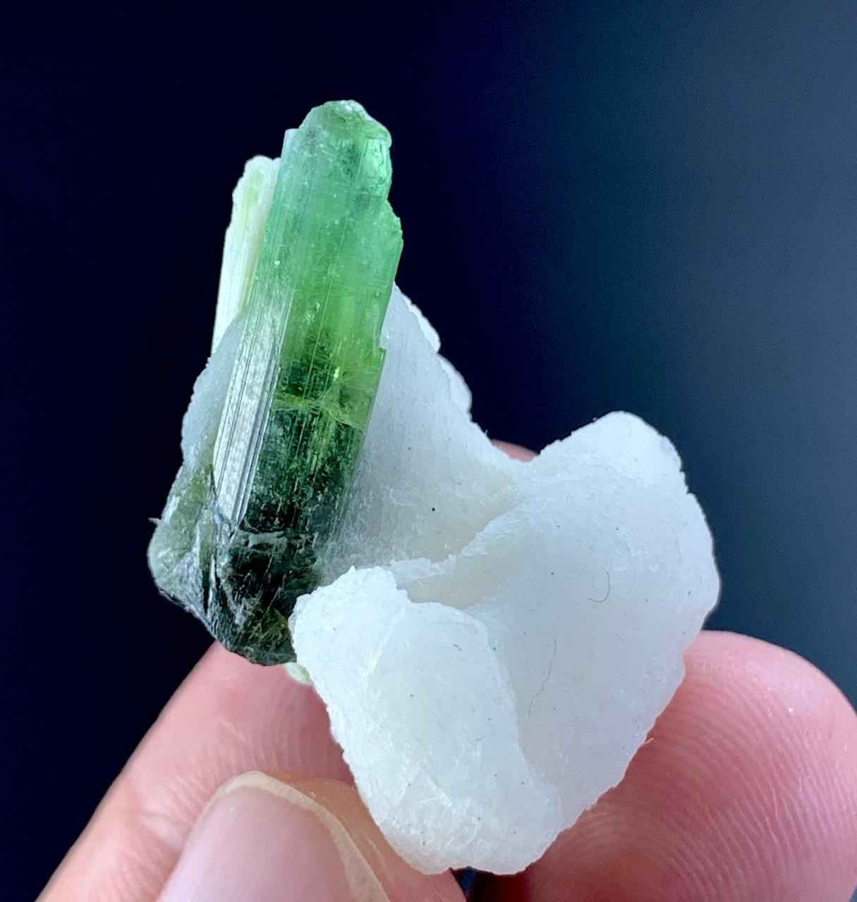 55 Carat Tourmaline Crystal Specimen From Afghanistan 55 Carat Tourmaline Crystal Specimen From Afghanistan