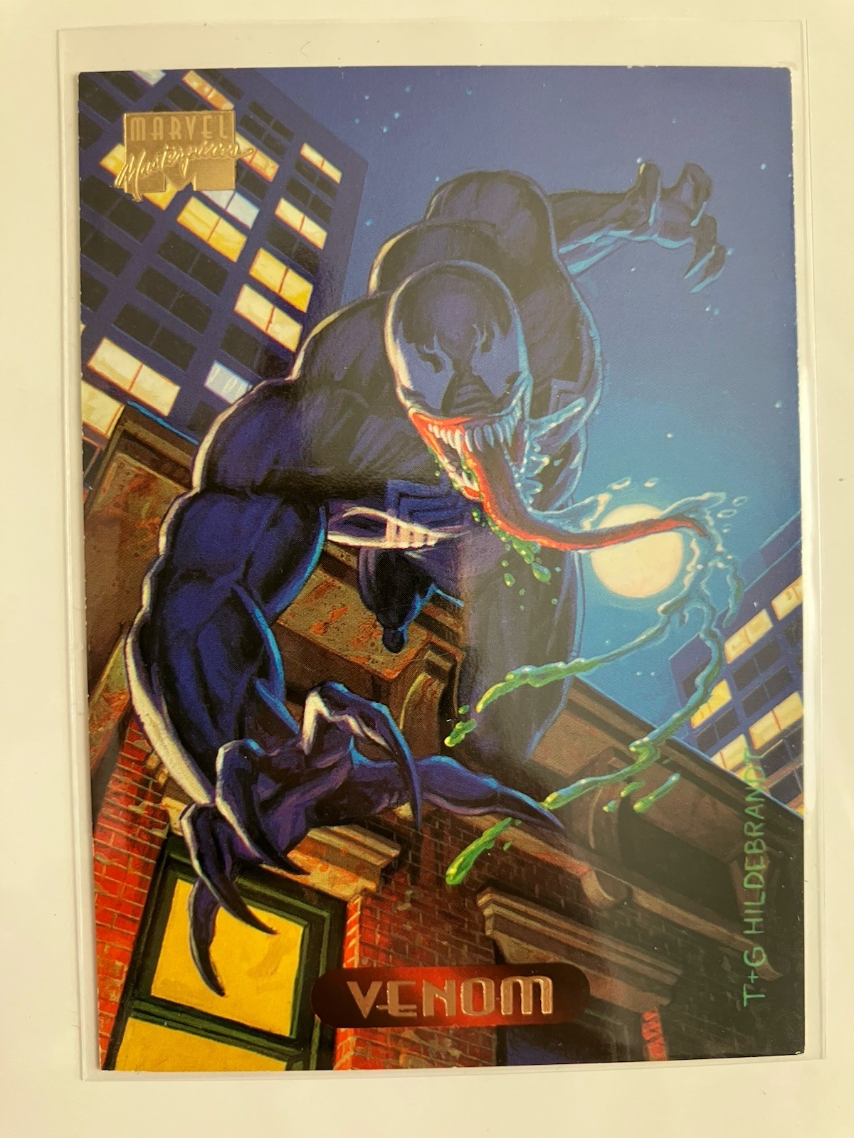 1994 Fleer Marvel Masterpieces #131 Venom Trading Card