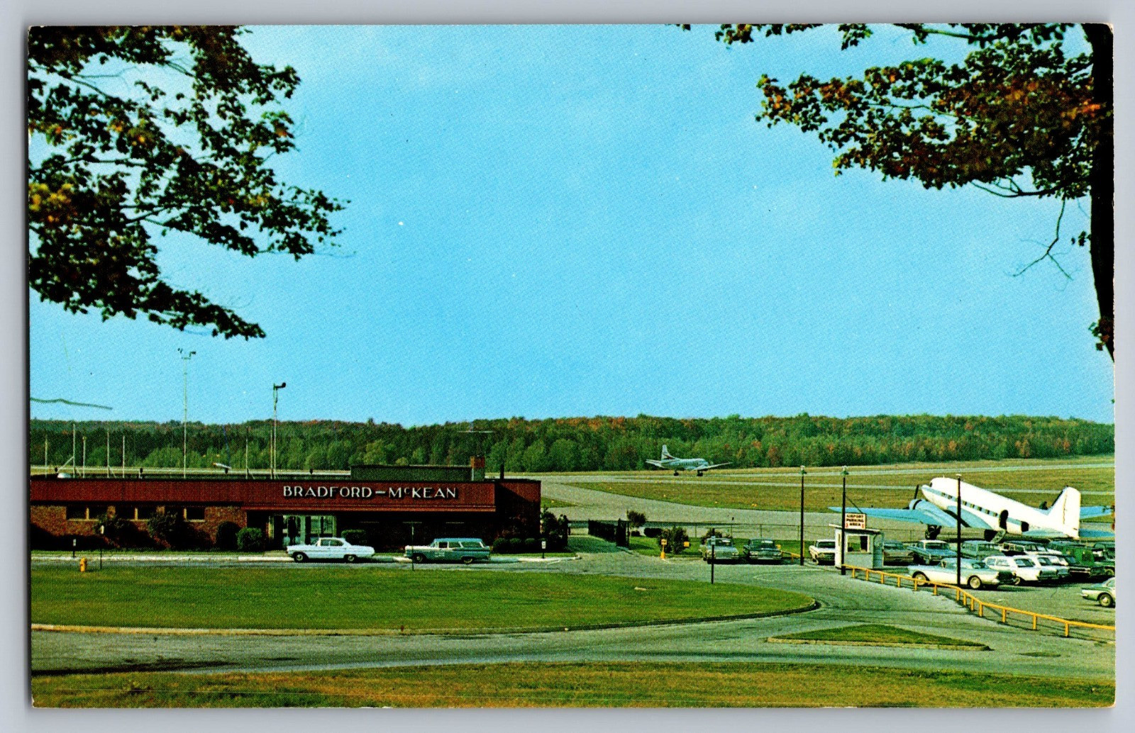 Bradford-McKean Airport Bradford Pennsylvania Postcard
