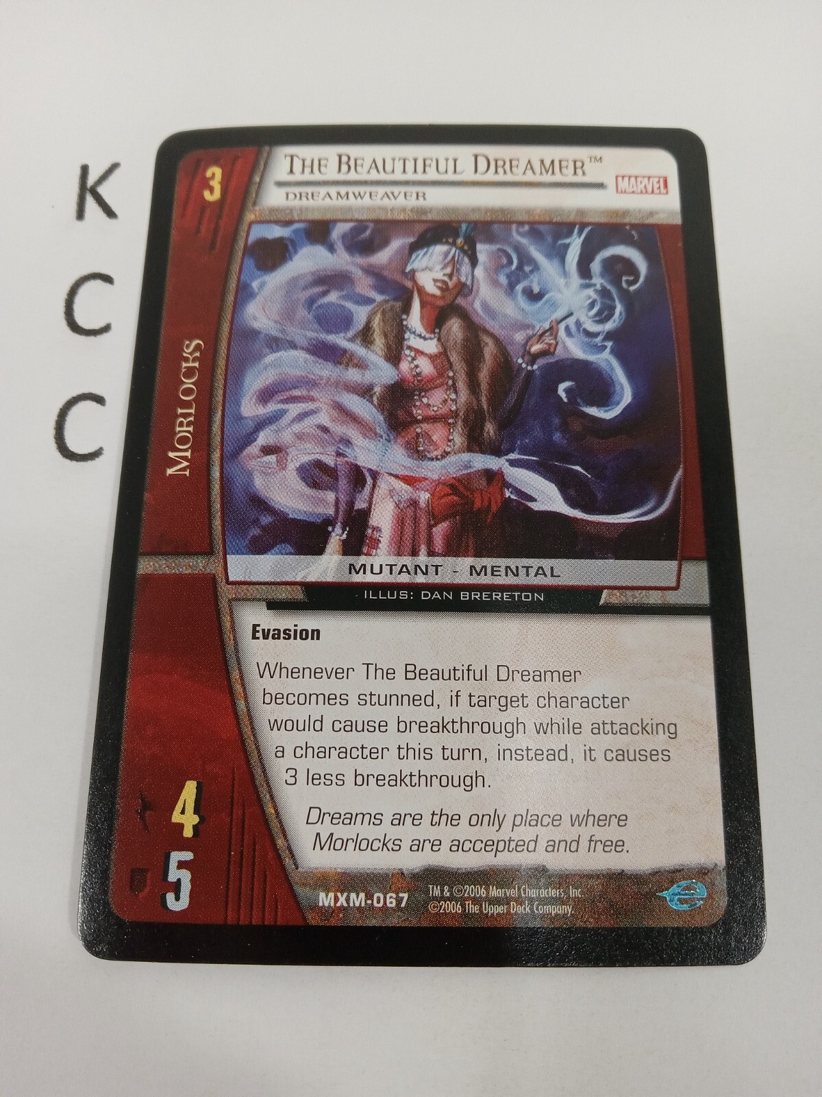 VS. System TCG Marvel 2006 Xmen The Beautiful Dreamer Morlocks MXM-067