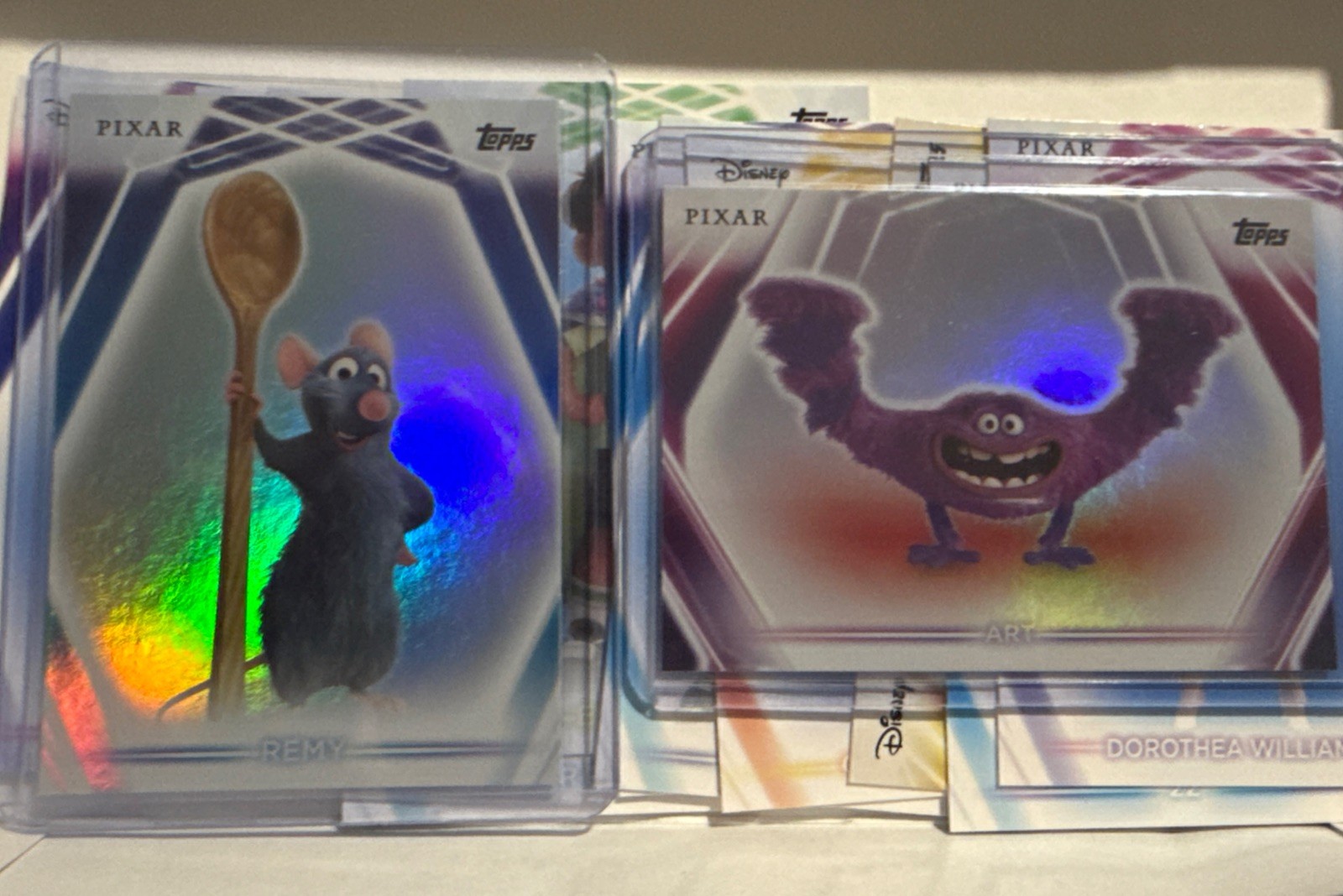 2026 Topps Disney Neon 14 Card PIXAR DISNEY Remy Foilboard Insert Lot