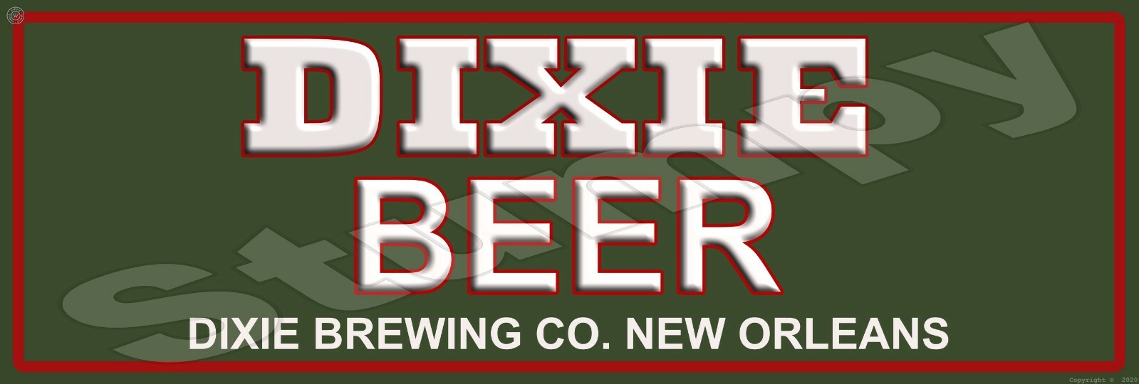 Dixie Beer  Metal Sign 6