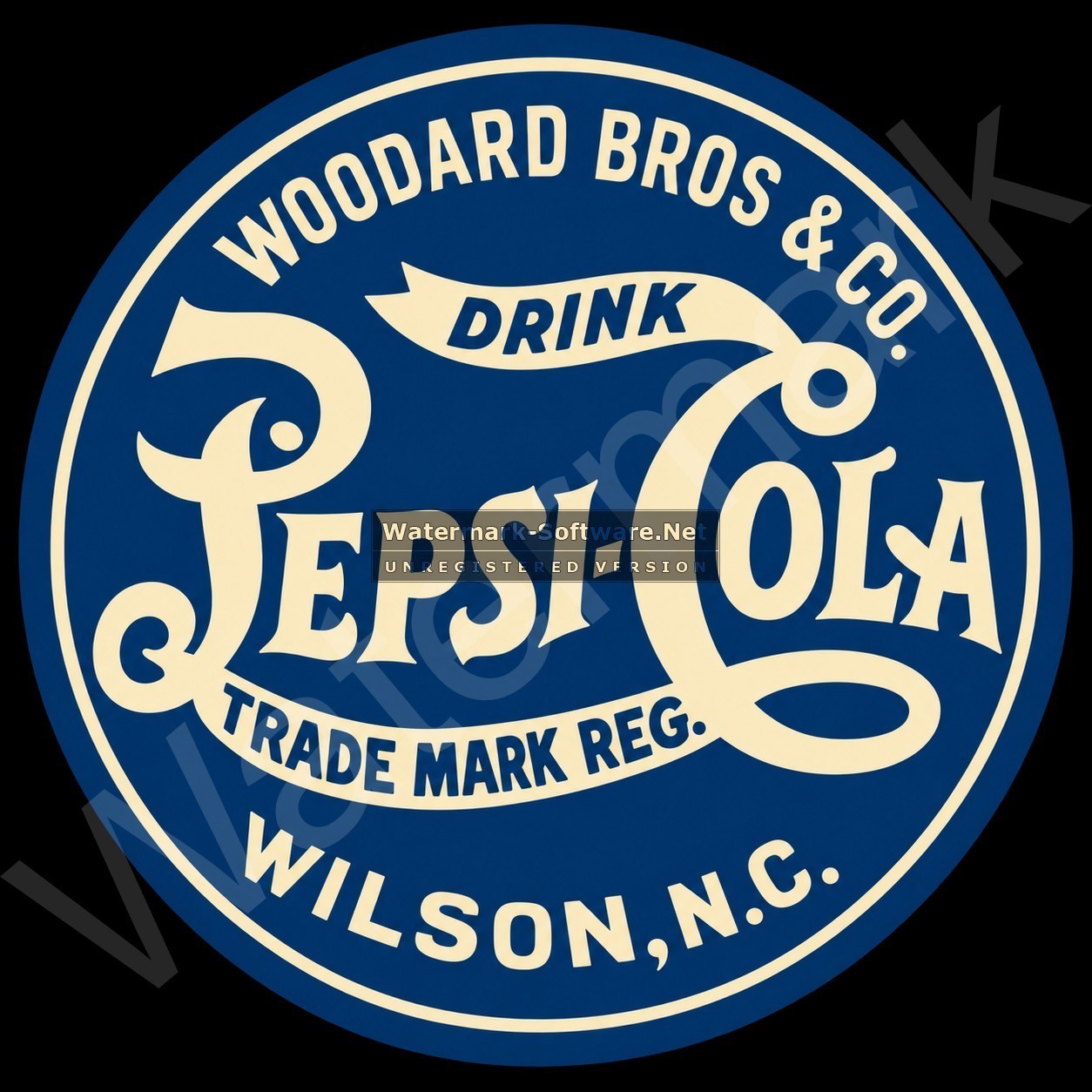 Pepsi Cola Woodard Bros. & Co. Wilson,NC 11.75