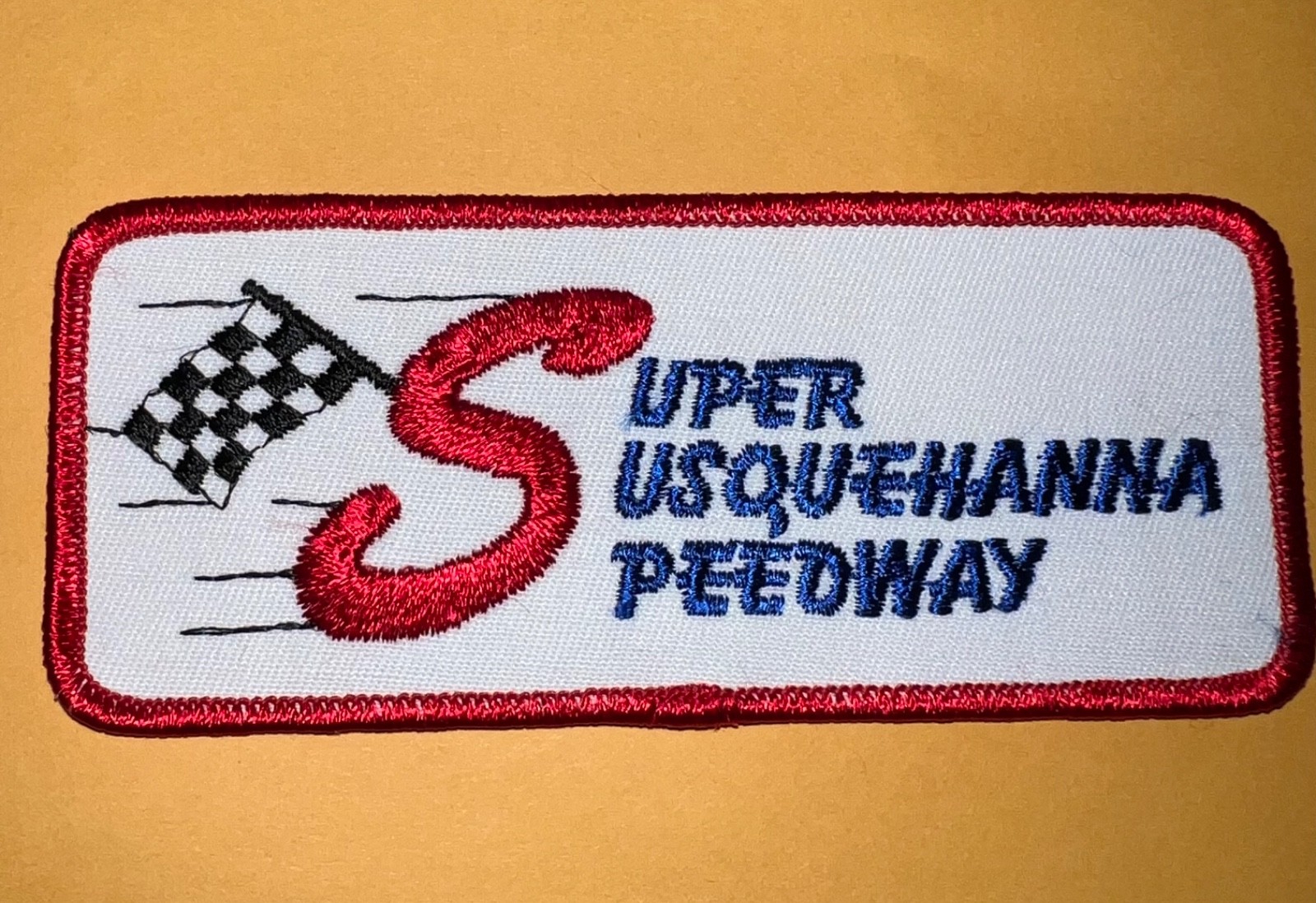 Vintage Super Susquehanna Speedway patch, dirt track racing patch Vintage Super Susquehanna Speedway patch, dirt track racing patch